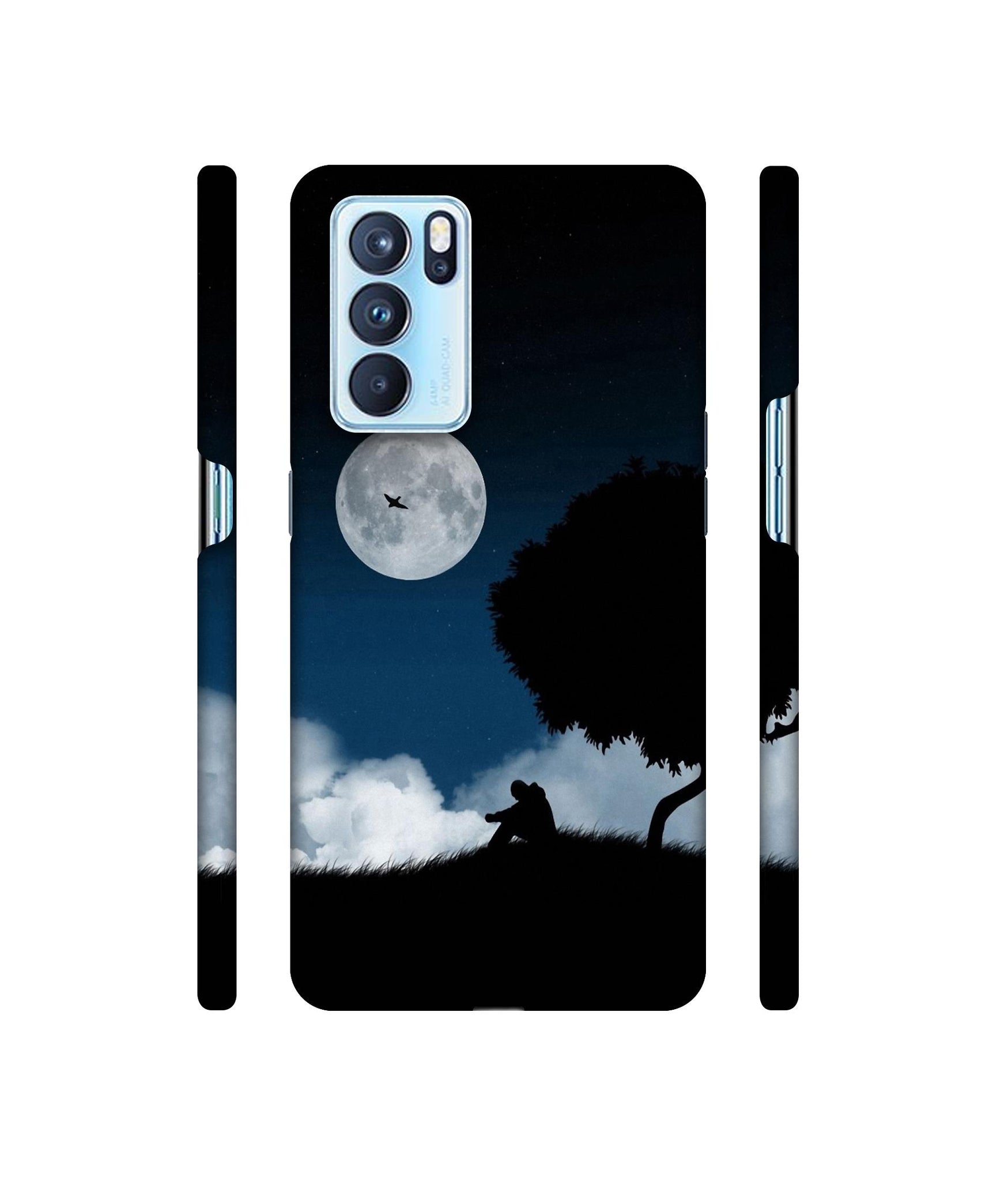 Solitude Tree Designer Hard Back Cover for Oppo Reno6 Pro 5G