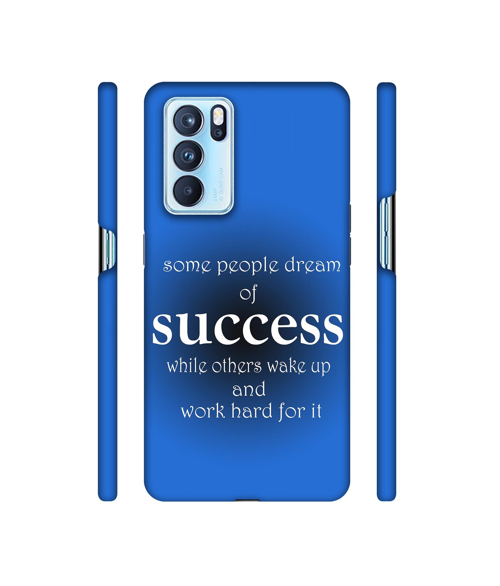 Success Motivational Designer Hard Back Cover for Oppo Reno6 Pro 5G