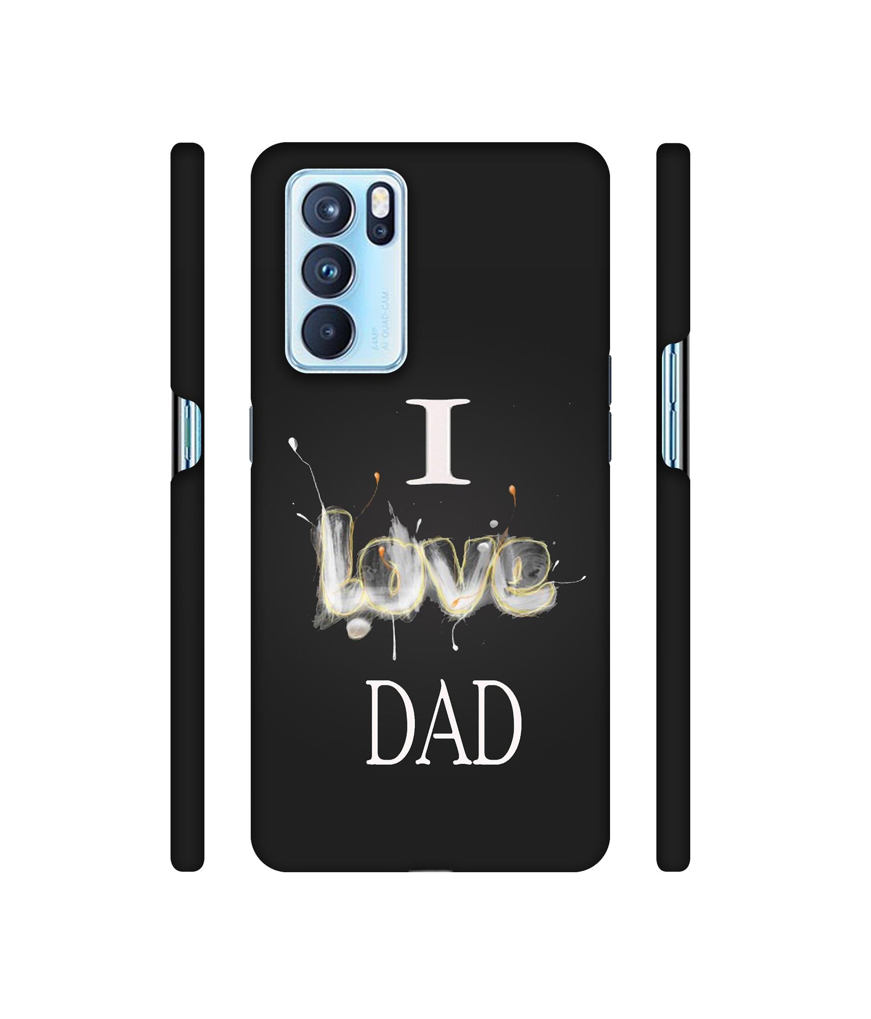 Happy Quote Designer Hard Back Cover for Oppo Reno6 Pro 5G