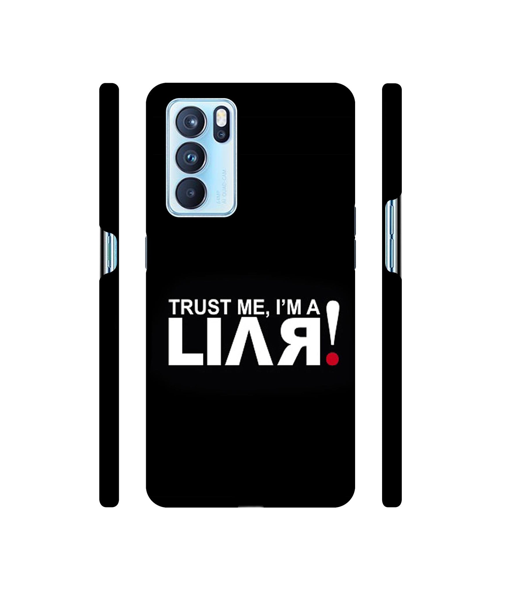 Trust Me Funny Quote Designer Hard Back Cover for Oppo Reno6 Pro 5G