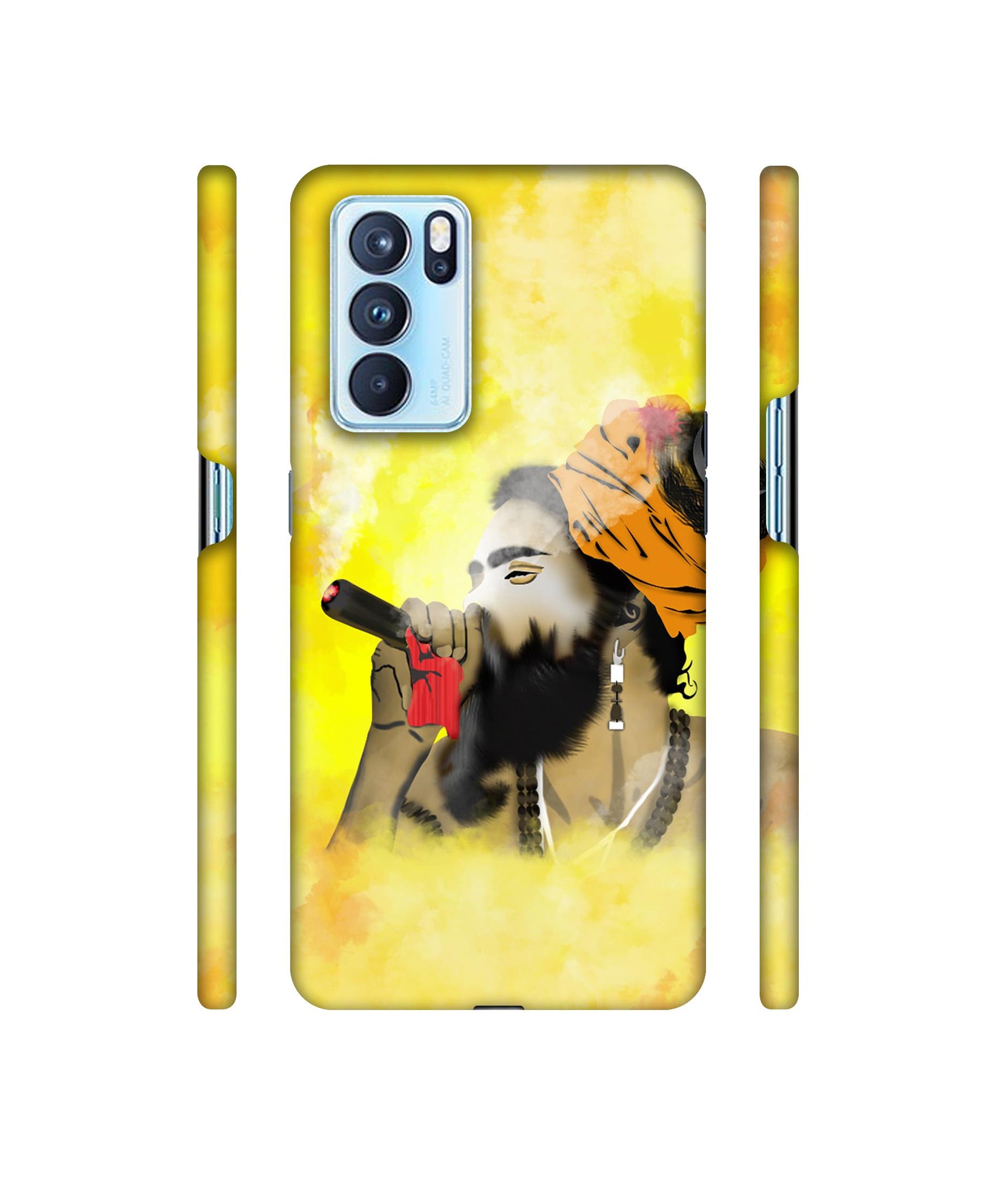 Aghori Bhole Designer Hard Back Cover for Oppo Reno6 Pro 5G