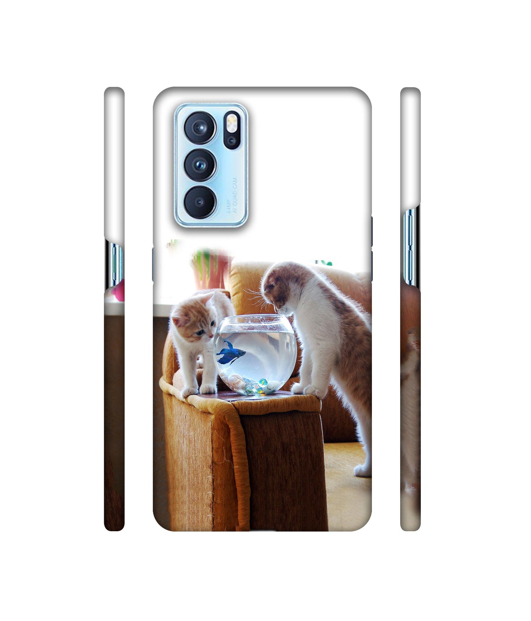 Quotes Tumbler Designer Hard Back Cover for Oppo Reno6 Pro 5G