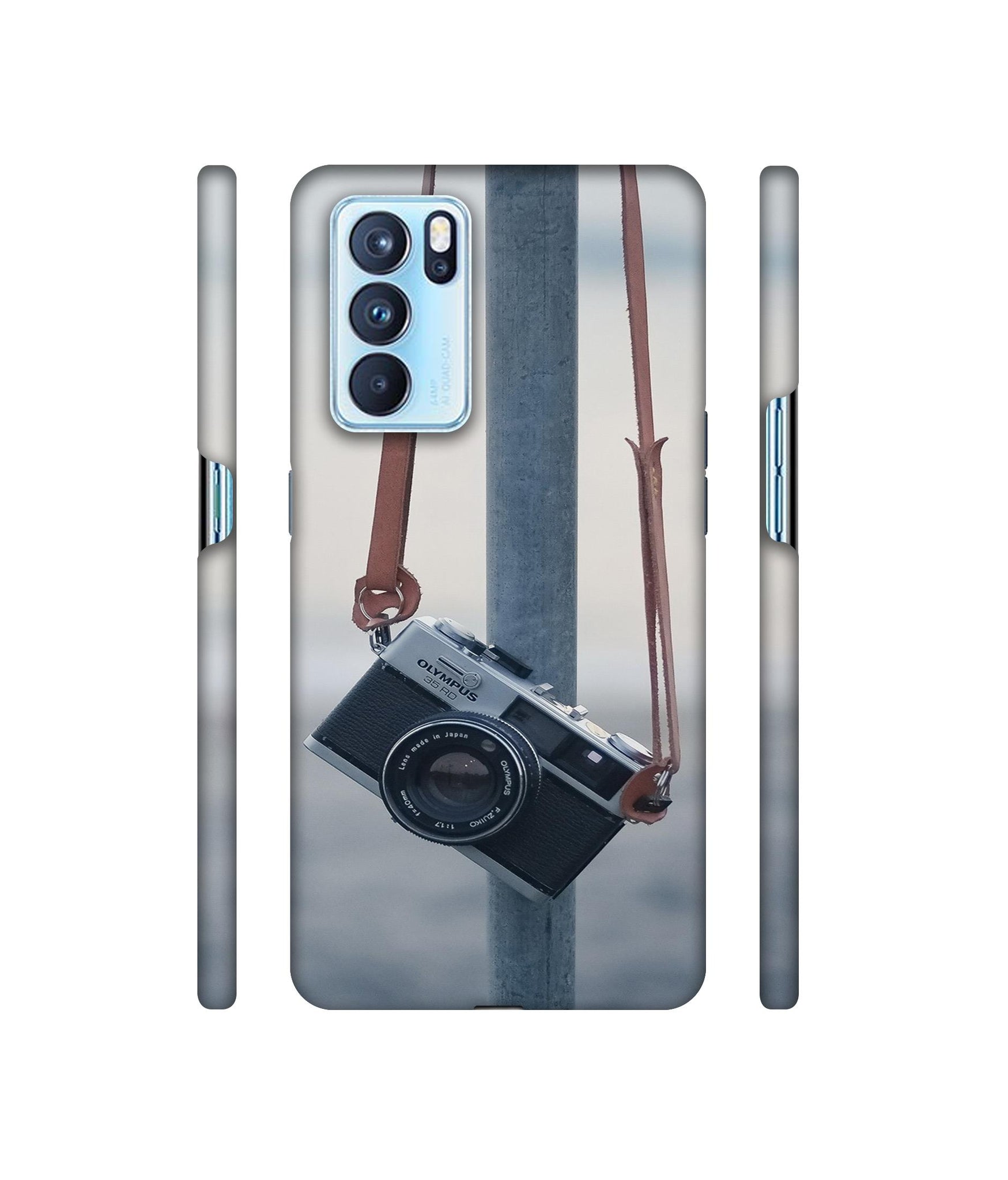 Camera Designer Hard Back Cover for Oppo Reno6 Pro 5G