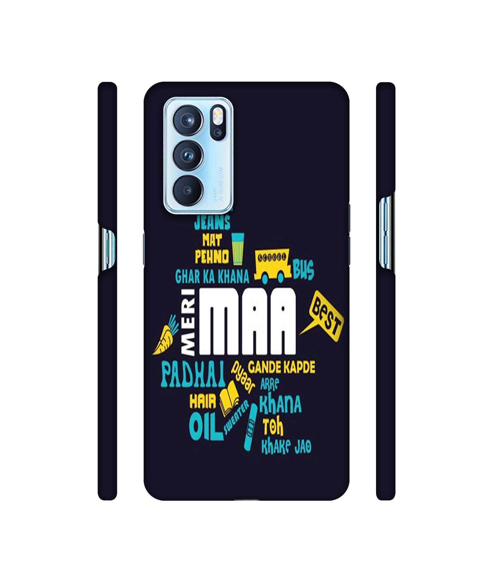 Maa Designer Hard Back Cover for Oppo Reno6 Pro 5G