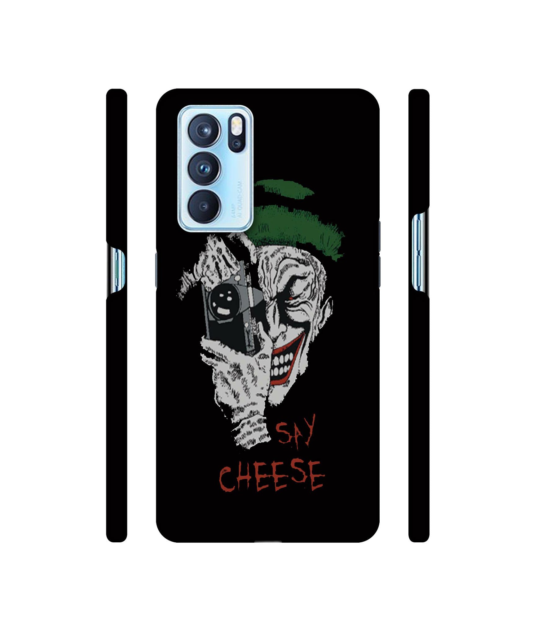Joker Say Cheese Designer Hard Back Cover for Oppo Reno6 Pro 5G