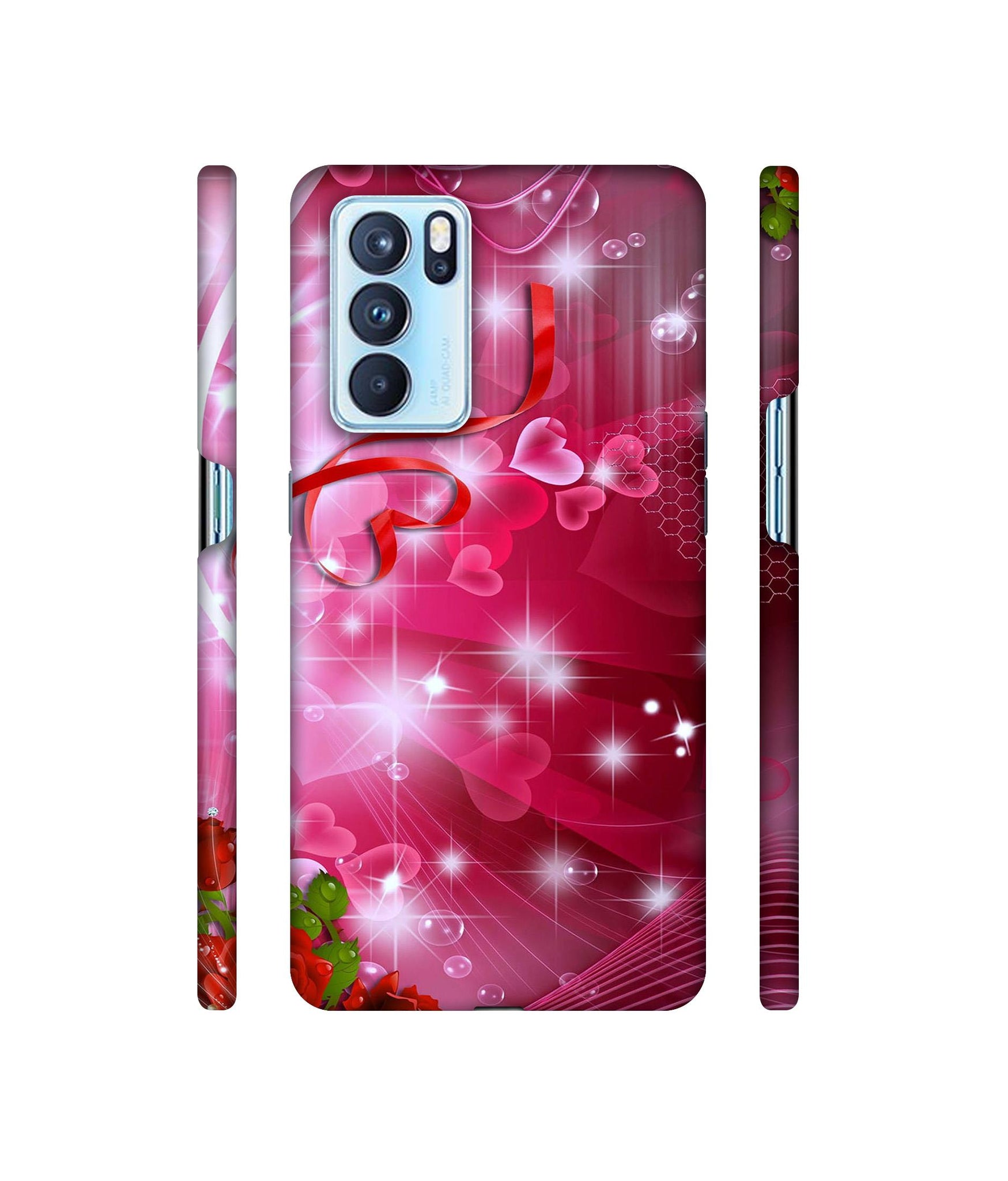 Love Designer Hard Back Cover for Oppo Reno6 Pro 5G