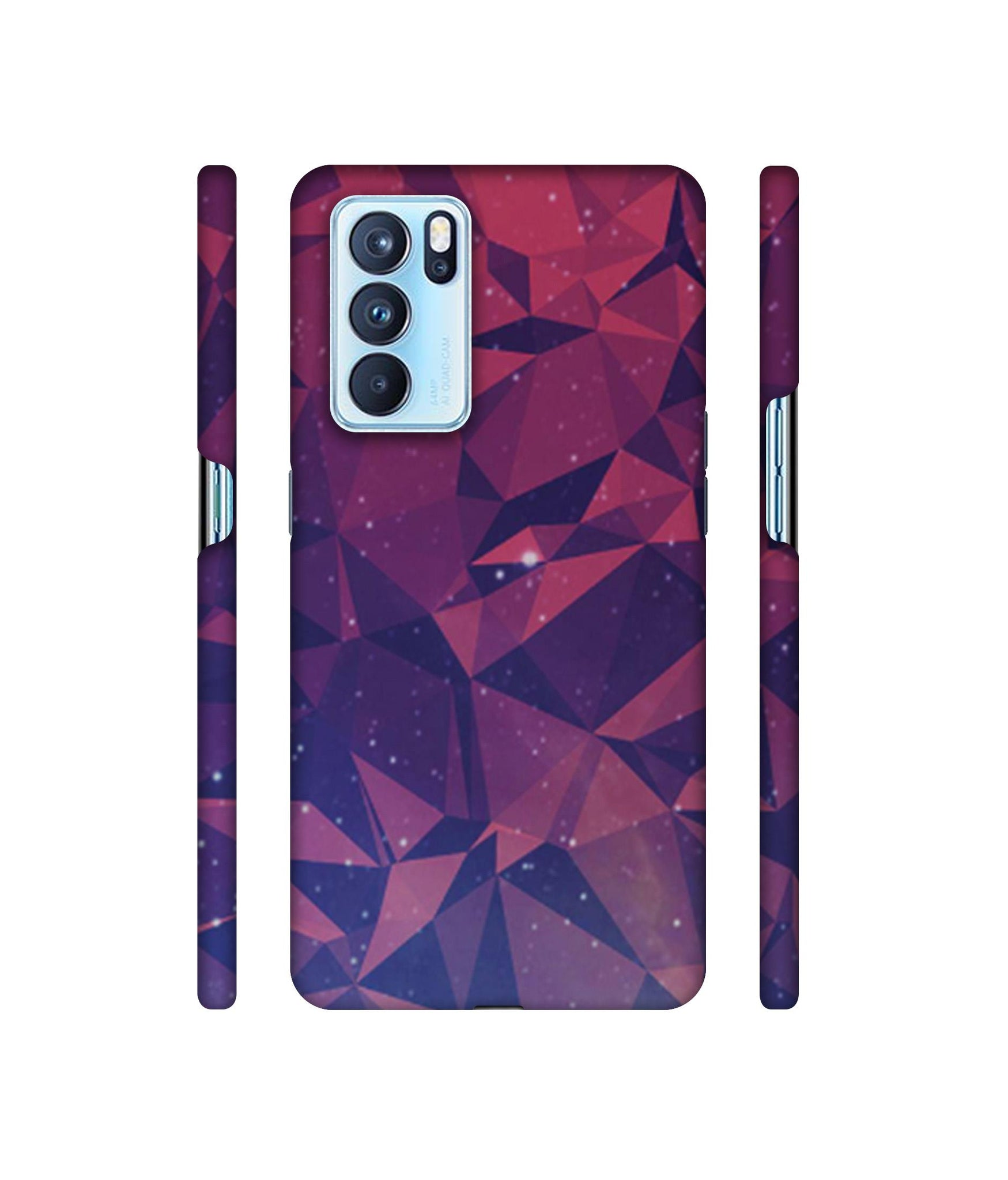 Bad Color Shape Designer Hard Back Cover for Oppo Reno6 Pro 5G