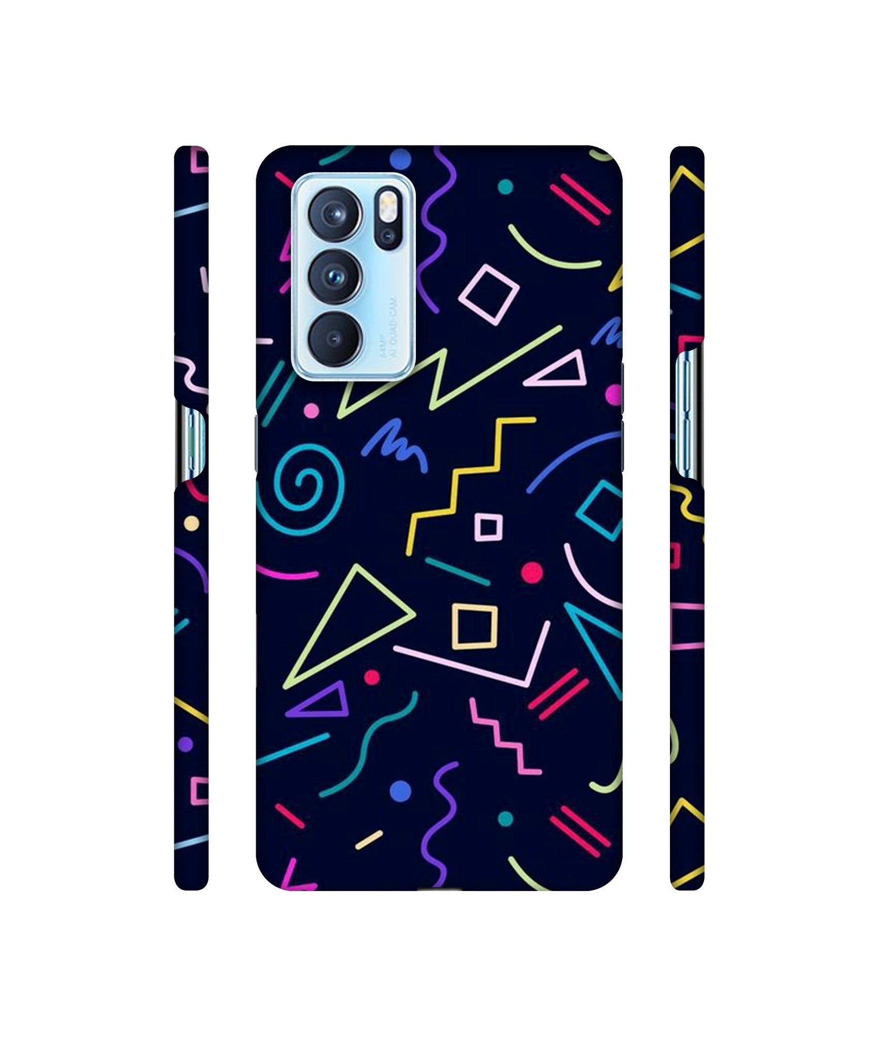 Sings Illustrator Designer Hard Back Cover for Oppo Reno6 Pro 5G