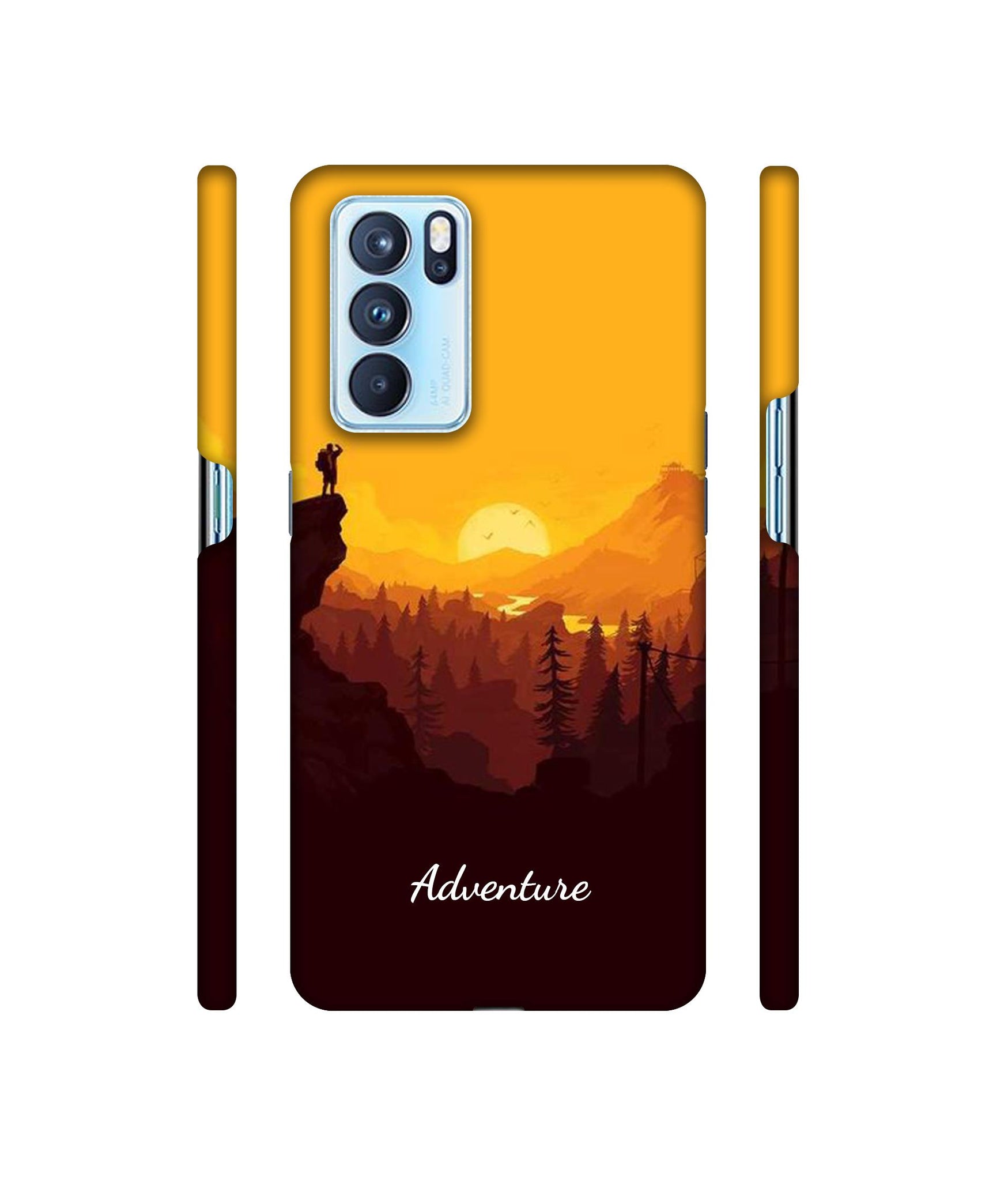 Adventure With Vactor Designer Hard Back Cover for Oppo Reno6 Pro 5G