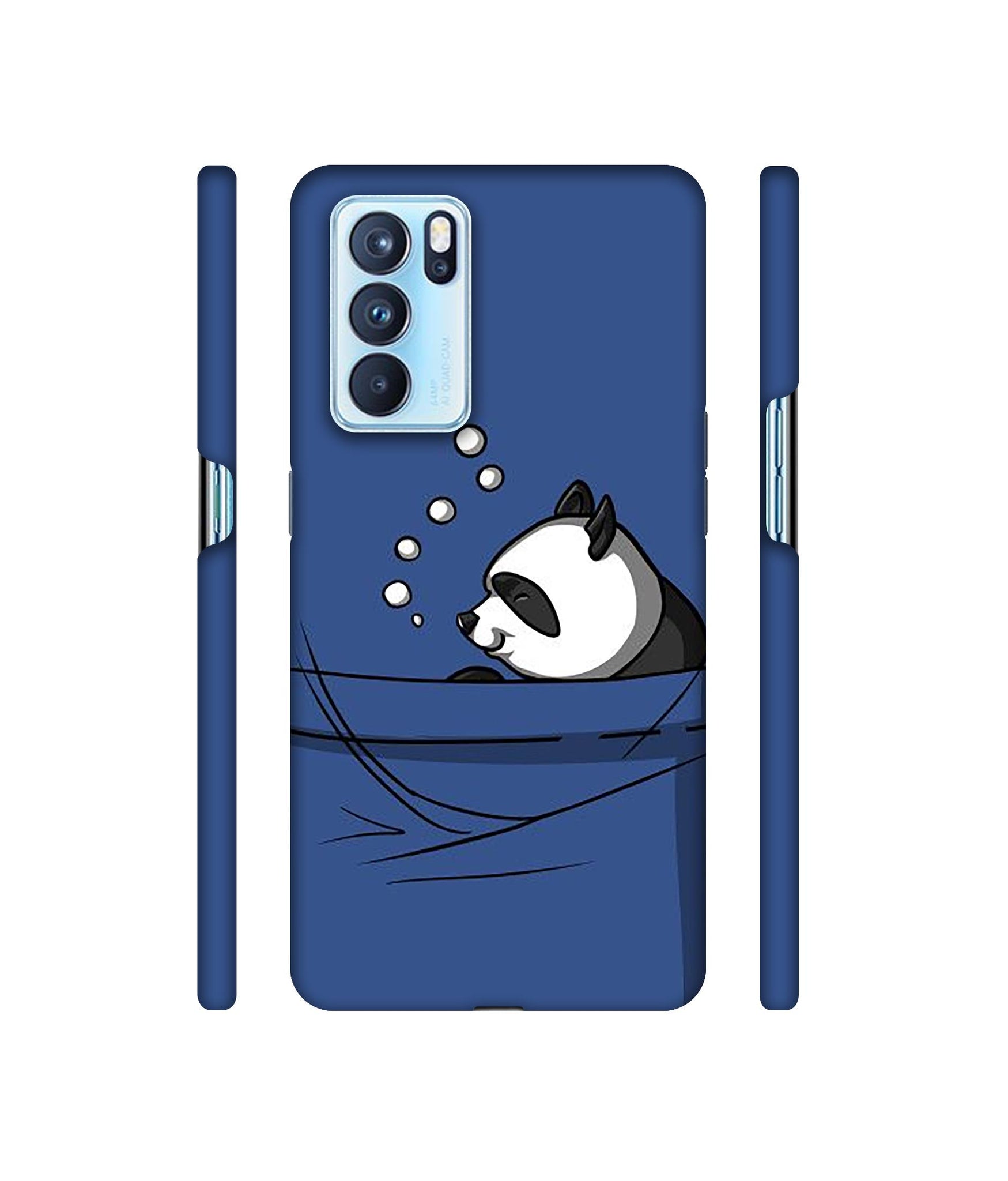 Lasy Panda Designer Hard Back Cover for Oppo Reno6 Pro 5G