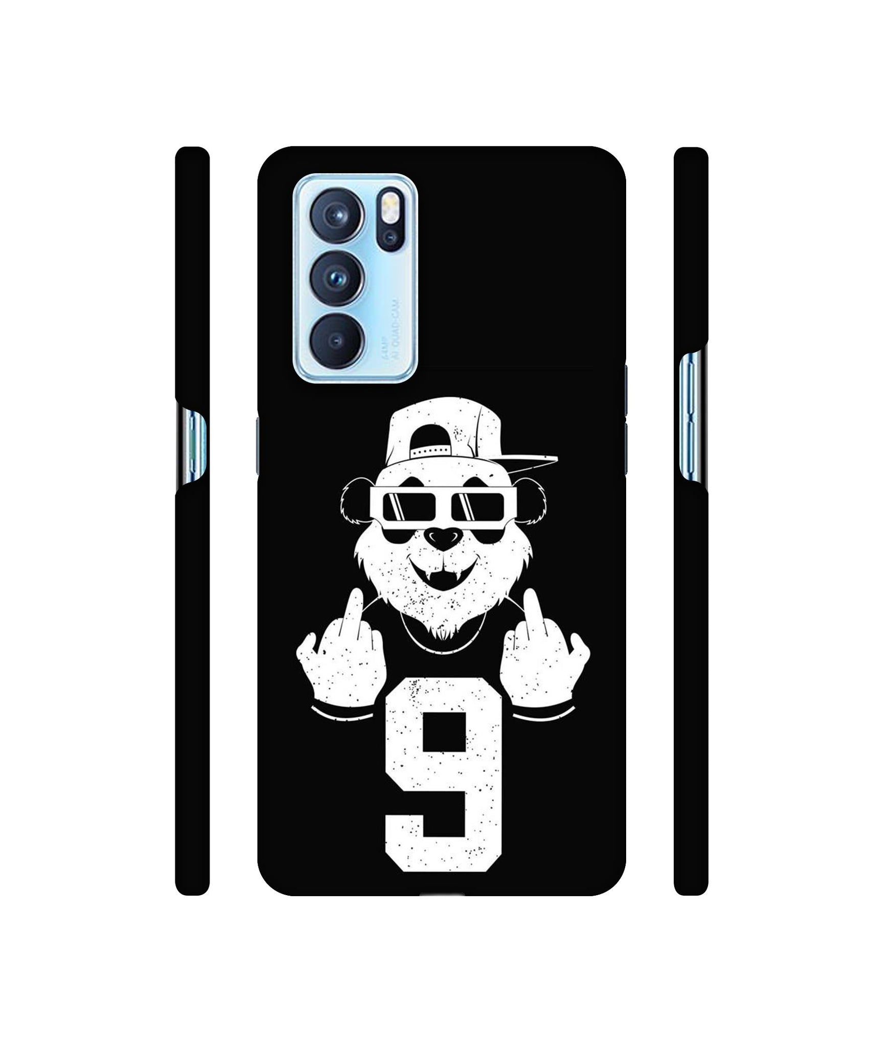 Nine Number Designer Hard Back Cover for Oppo Reno6 Pro 5G