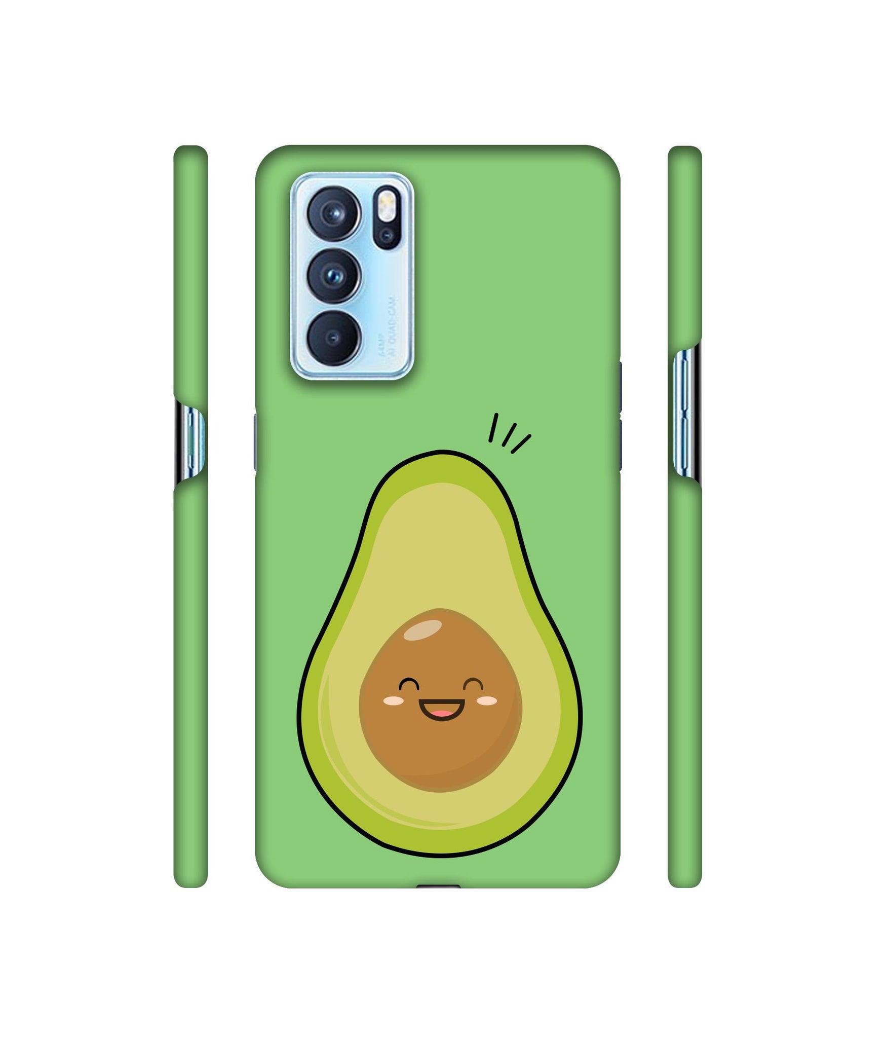 Avocados Designer Hard Back Cover for Oppo Reno6 Pro 5G