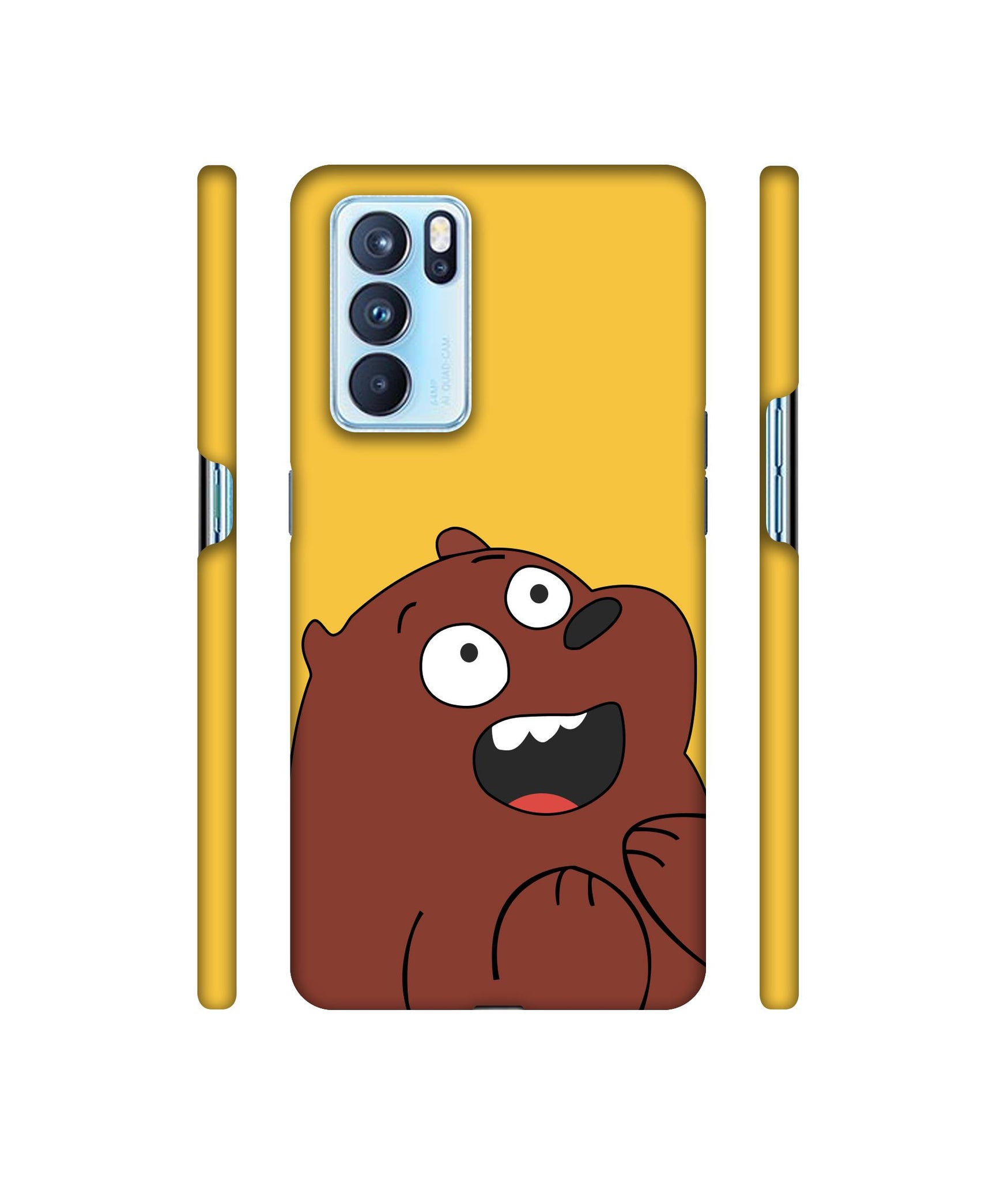 Surprice Face Beer Designer Hard Back Cover for Oppo Reno6 Pro 5G