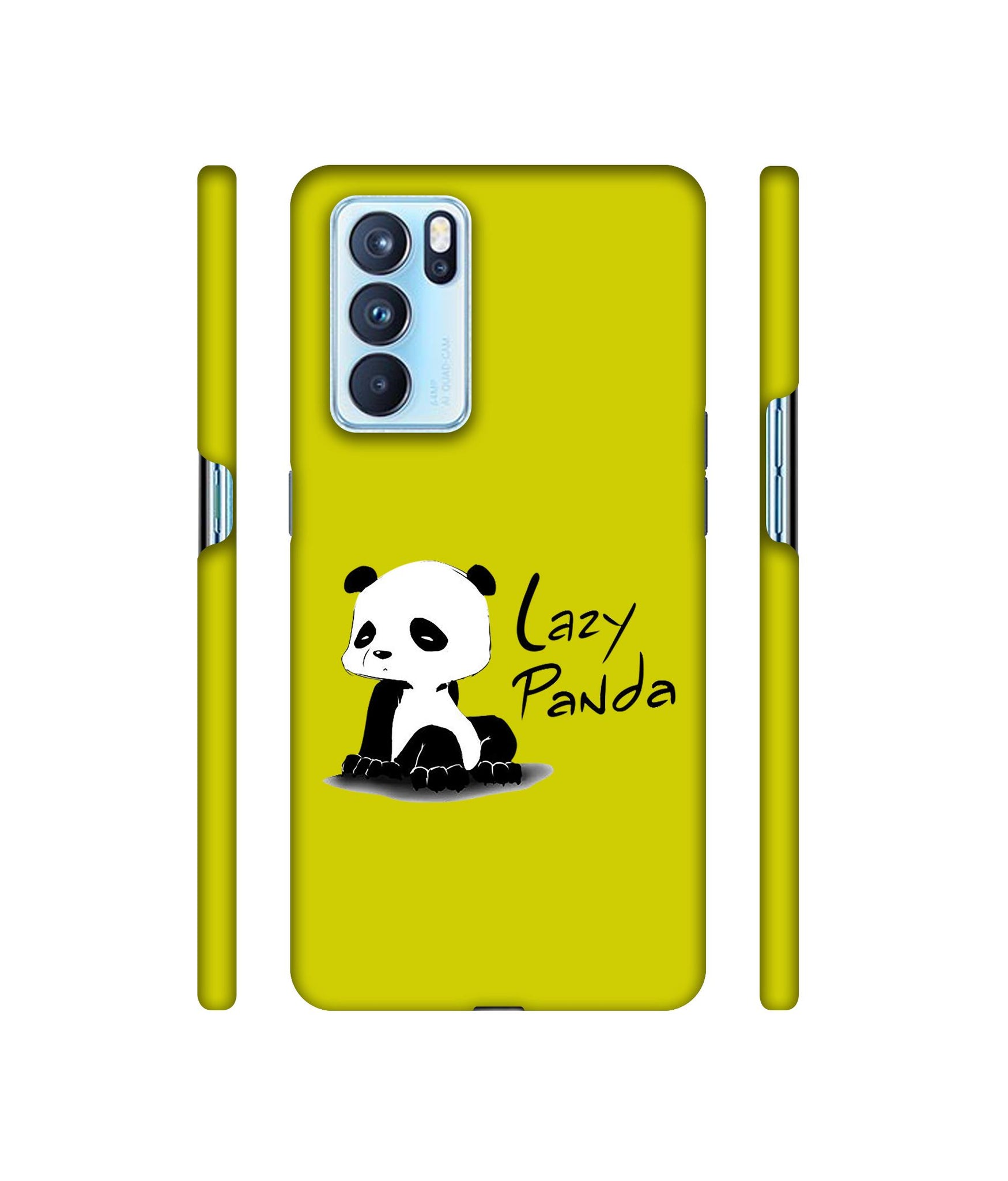 Lazy Panda Designer Hard Back Cover for Oppo Reno6 Pro 5G