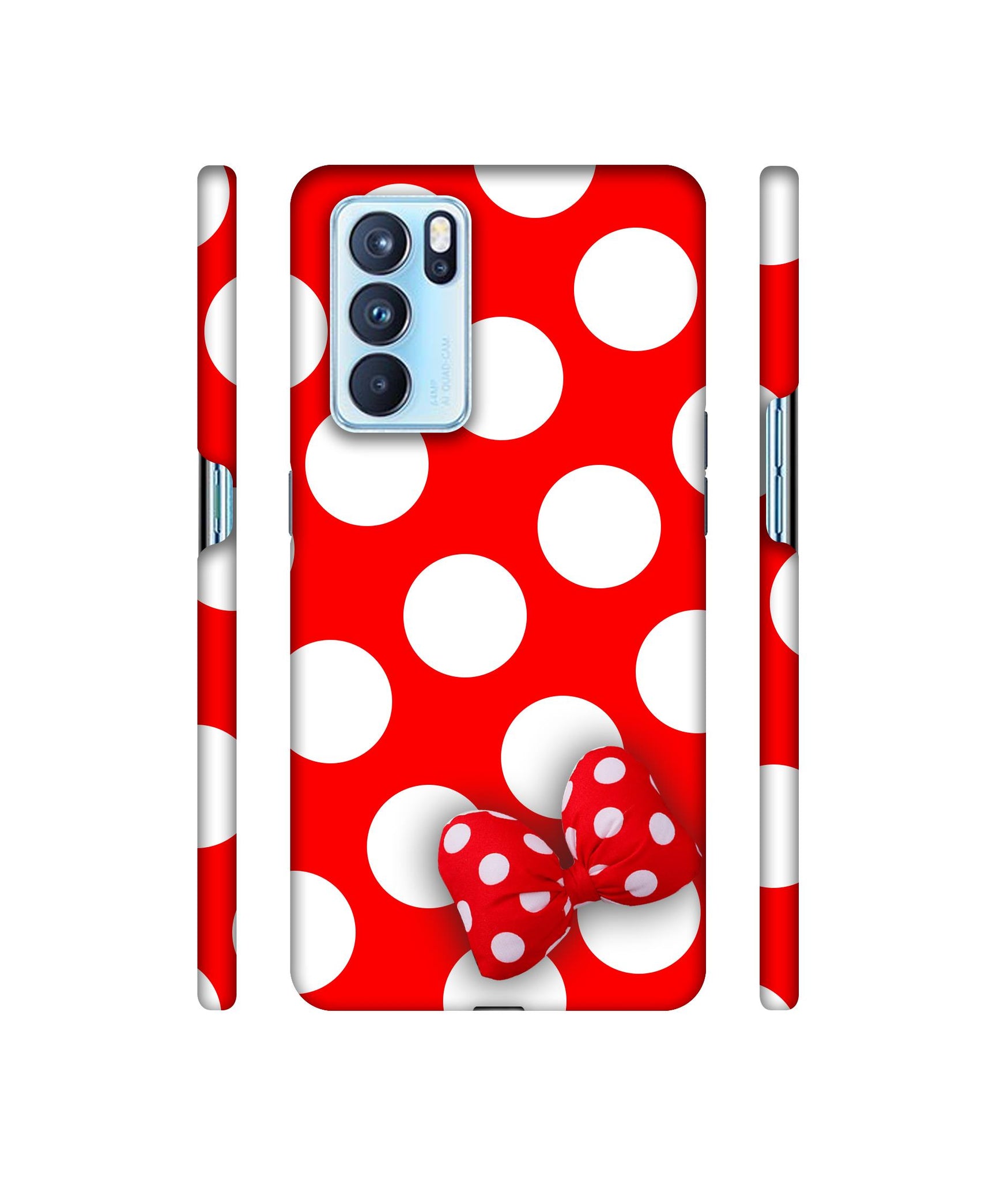 White Bubble Designer Hard Back Cover for Oppo Reno6 Pro 5G