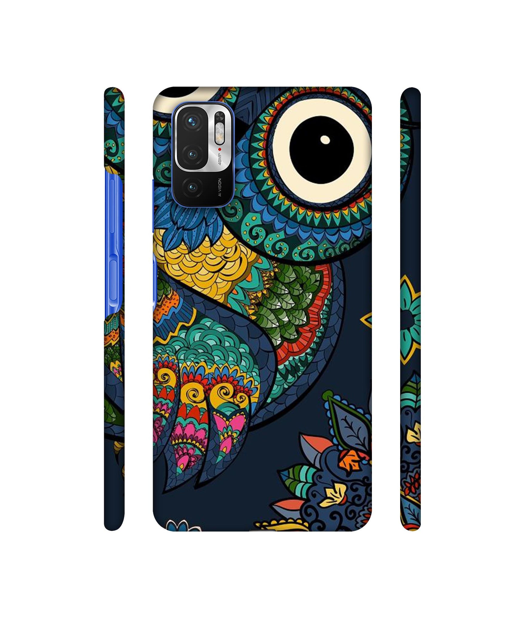 Owl Designer Hard Back Cover for Mi Redmi Note 10T 5G