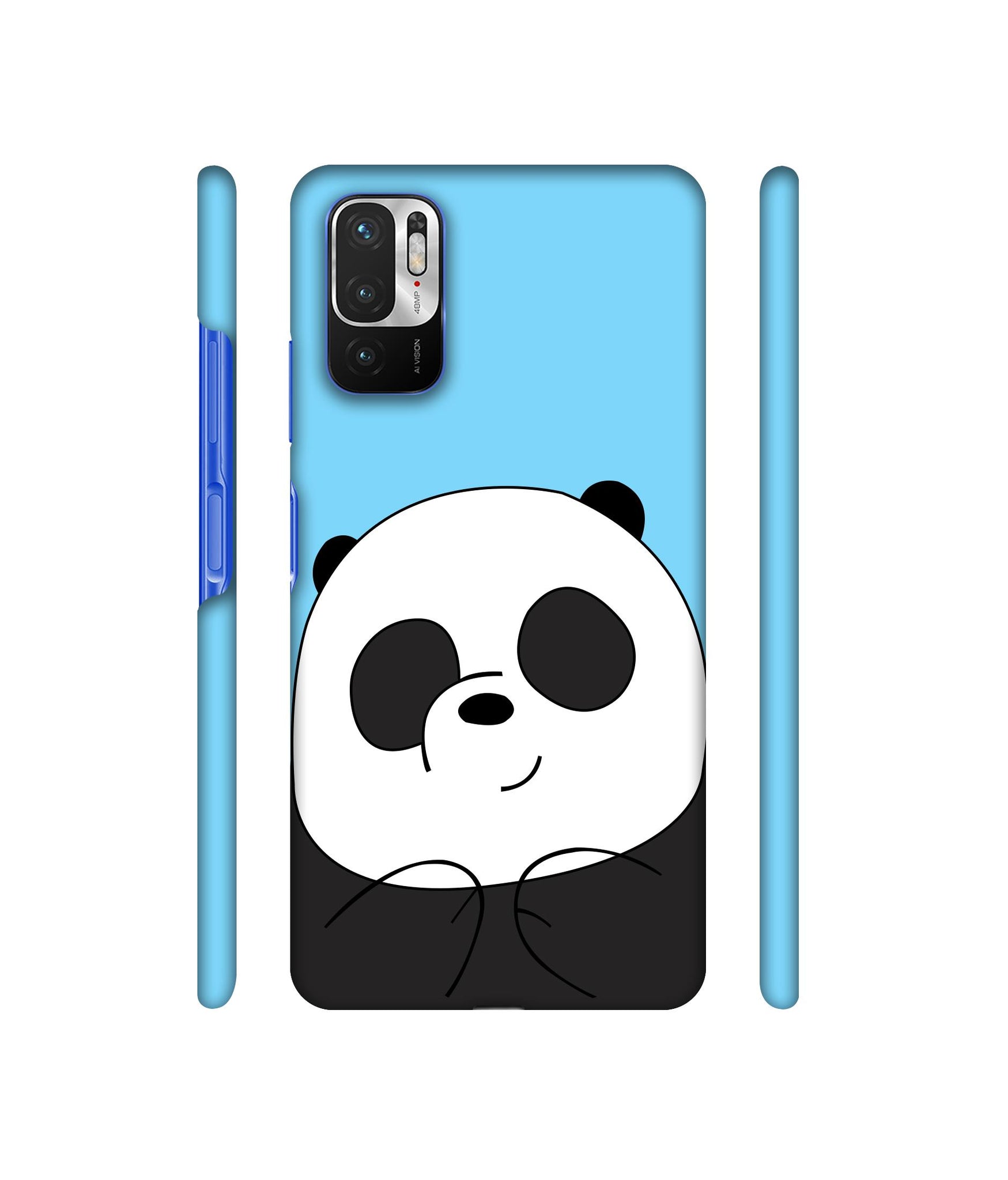 Cute Panda Designer Hard Back Cover for Mi Redmi Note 10T 5G