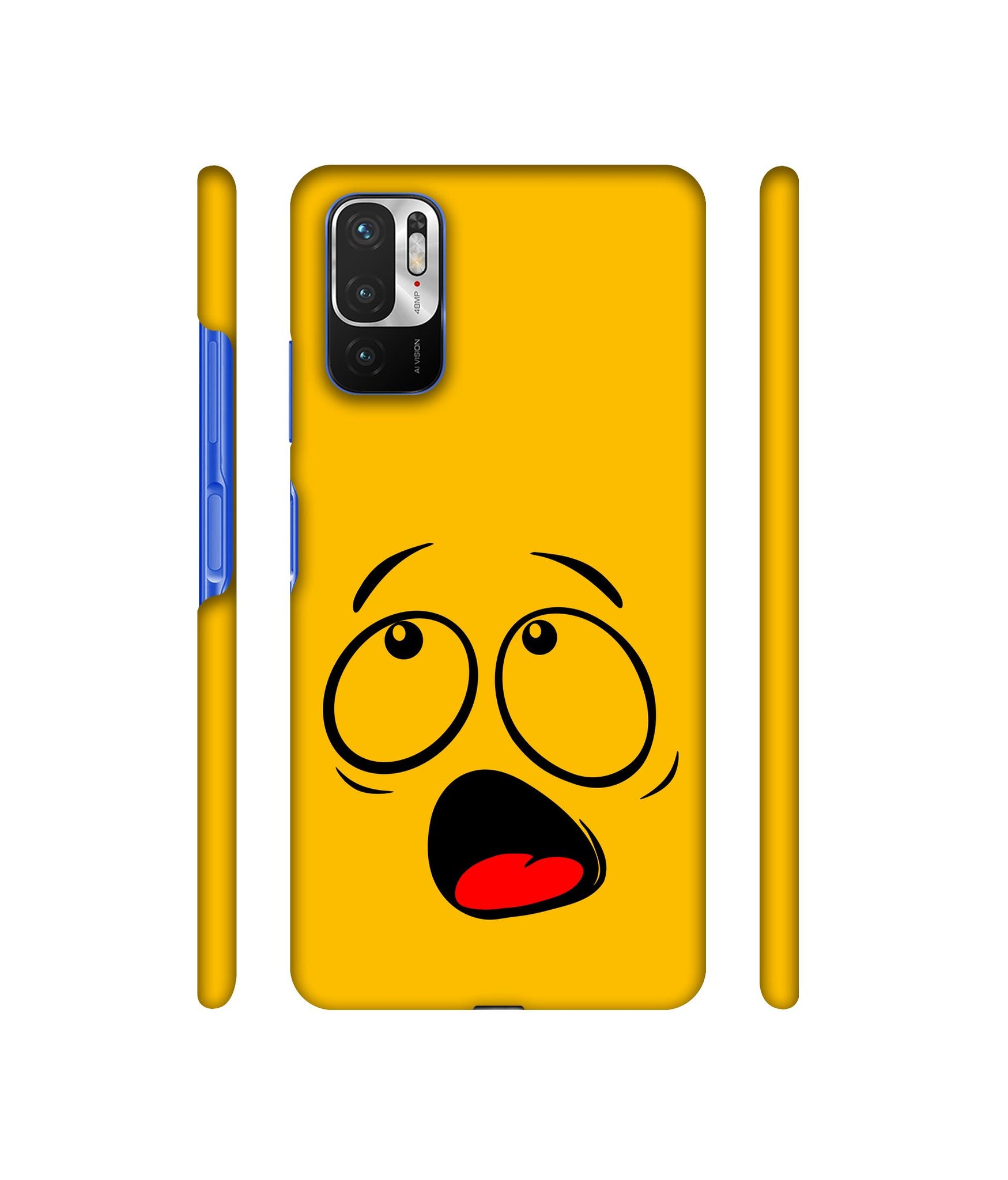 Scary Face Designer Hard Back Cover for Mi Redmi Note 10T 5G