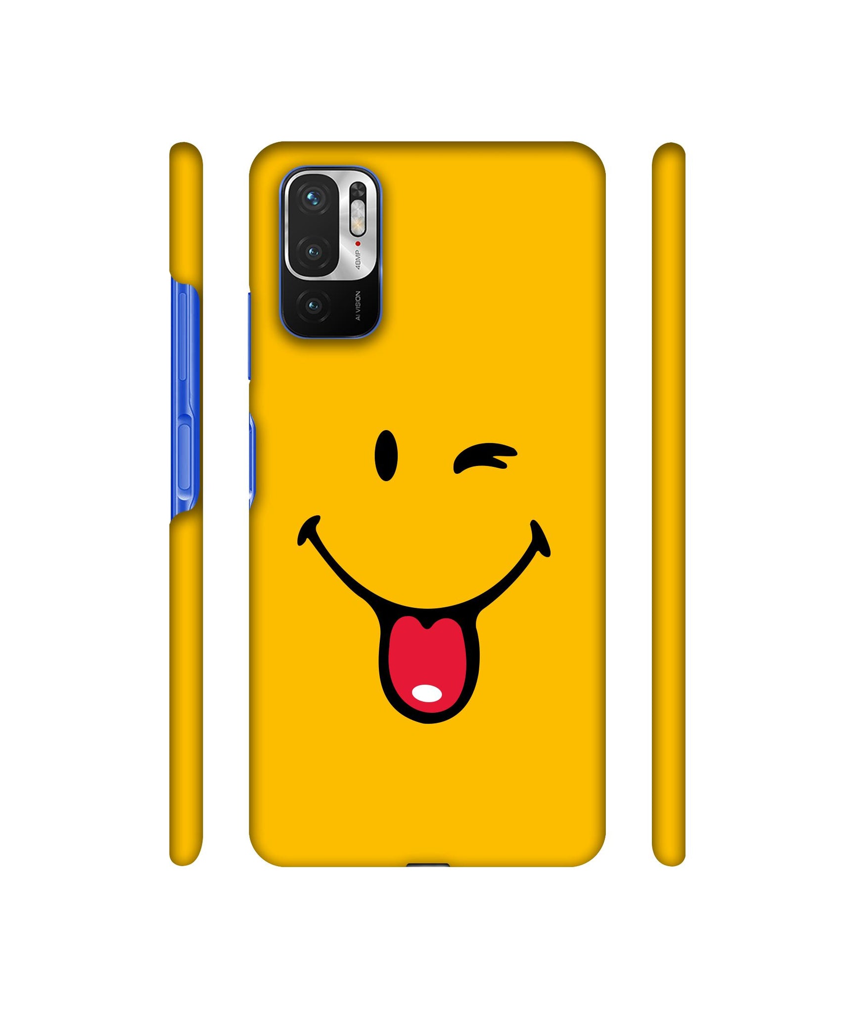 Masti Face Designer Hard Back Cover for Mi Redmi Note 10T 5G