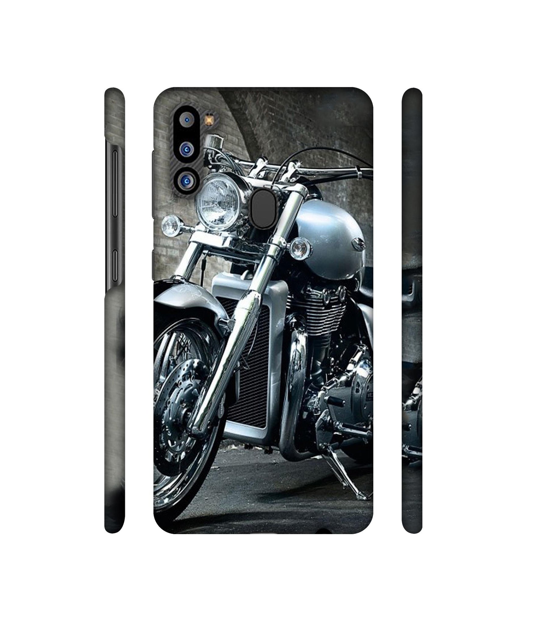 Motorcycle Designer Hard Back Cover for Samsung Galaxy M21 2021 Edition