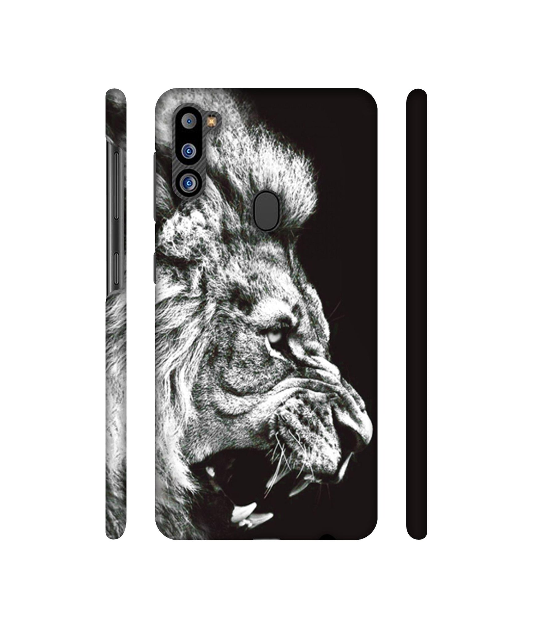 Angry Lion Designer Hard Back Cover for Samsung Galaxy M21 2021 Edition