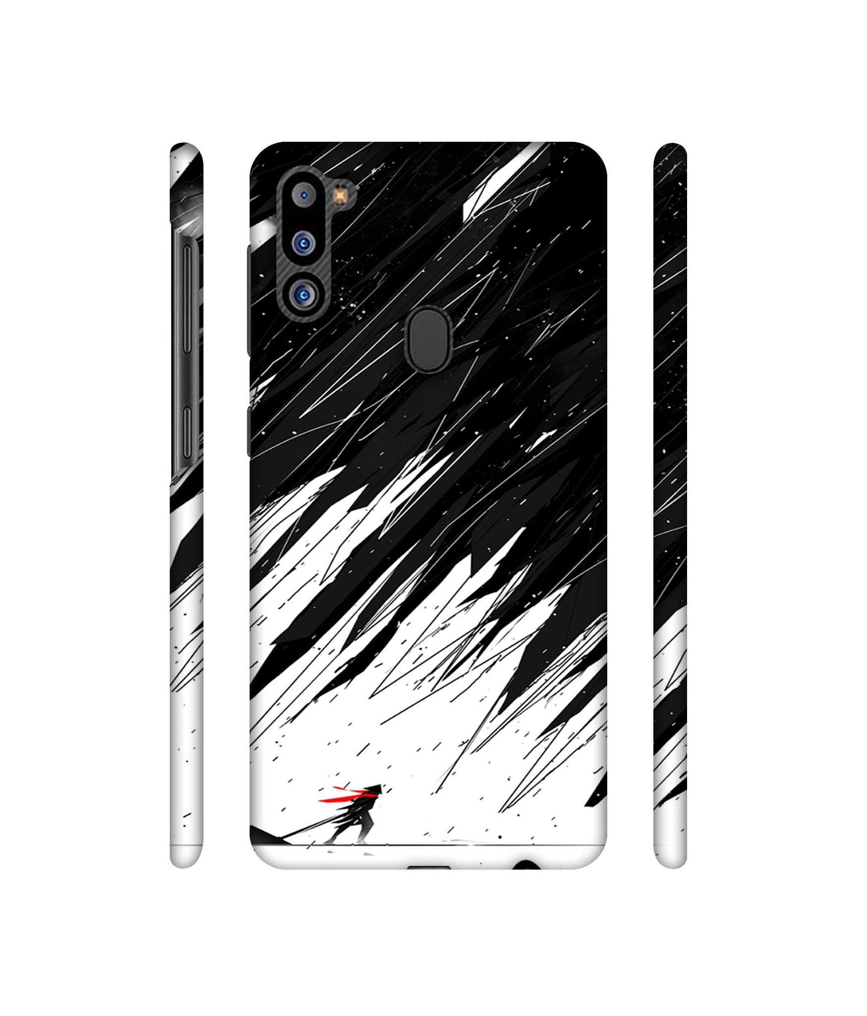 Geometric Strom Designer Hard Back Cover for Samsung Galaxy M21 2021 Edition