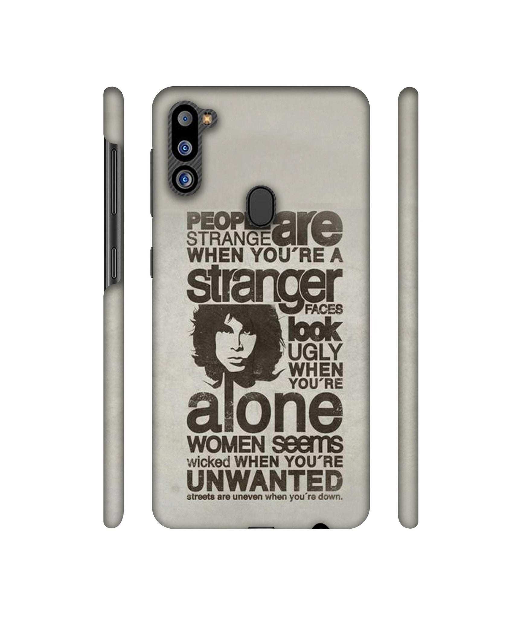 Quotes Pattern Designer Hard Back Cover for Samsung Galaxy M21 2021 Edition