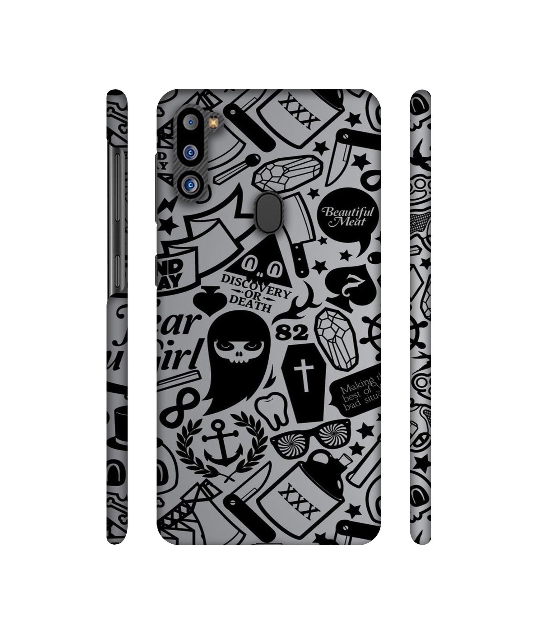 Discover Or Death Designer Hard Back Cover for Samsung Galaxy M21 2021 Edition