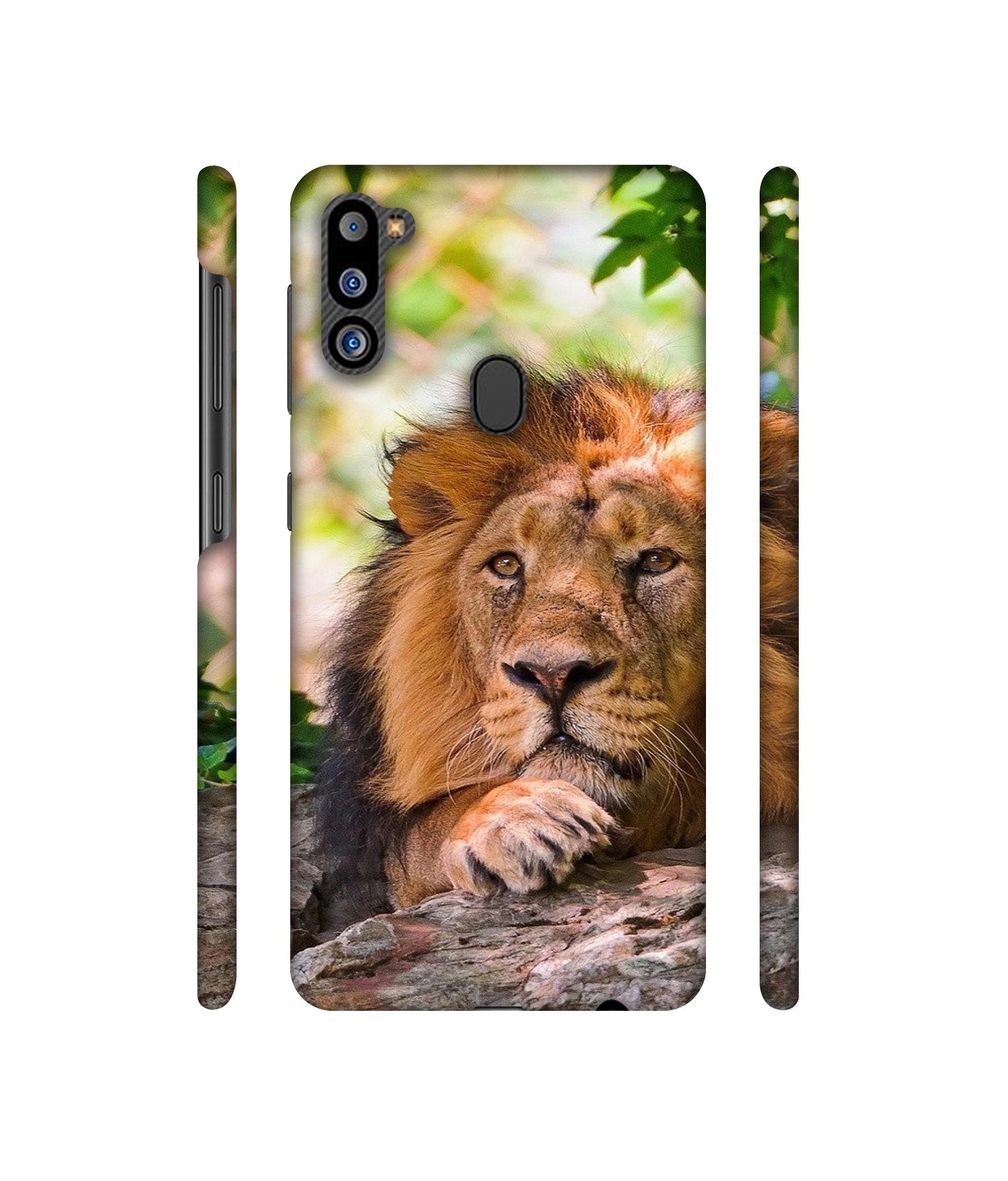 Tiger Pattern Print Designer Hard Back Cover for Samsung Galaxy M21 2021 Edition