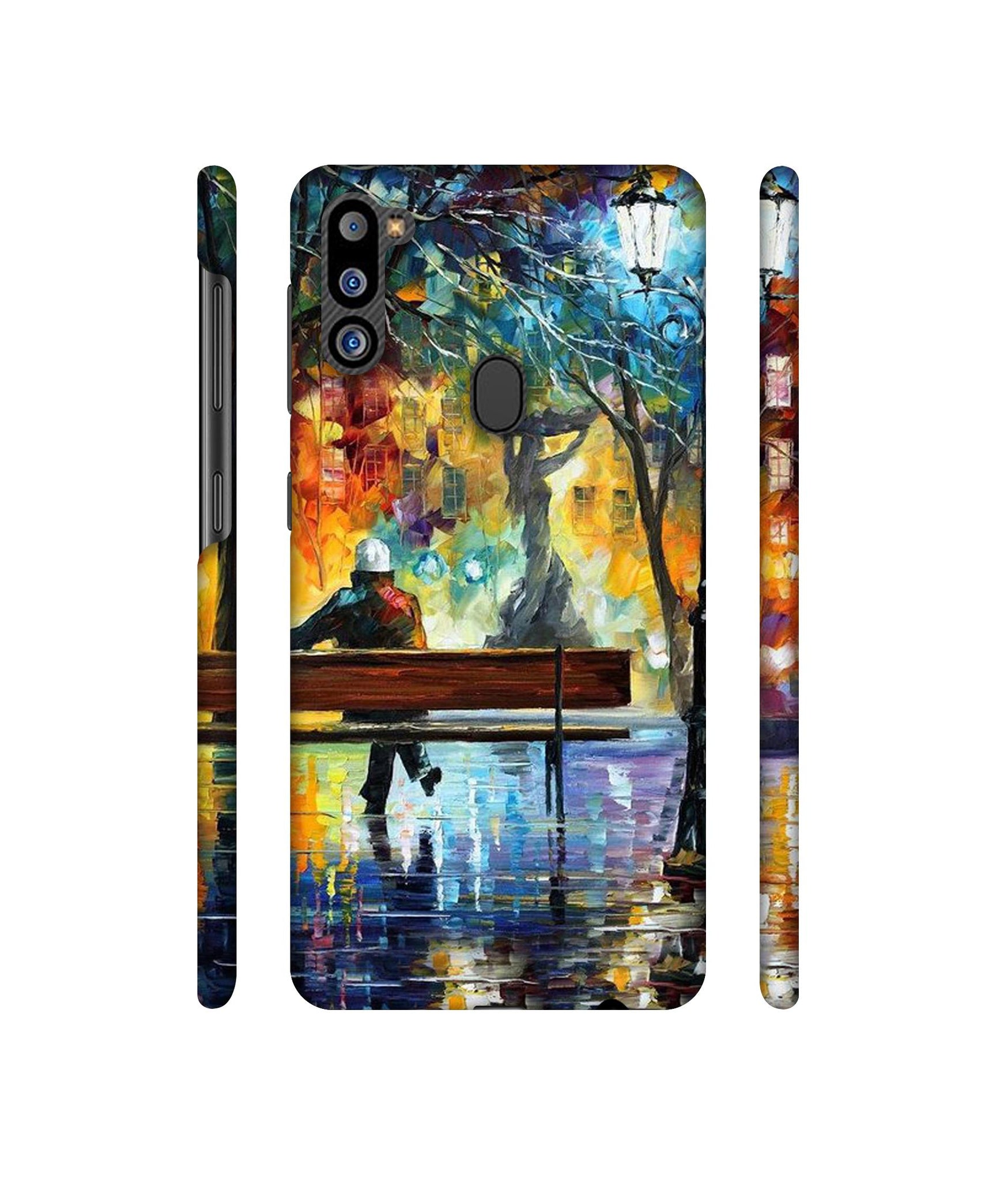 Man Resting Designer Hard Back Cover for Samsung Galaxy M21 2021 Edition