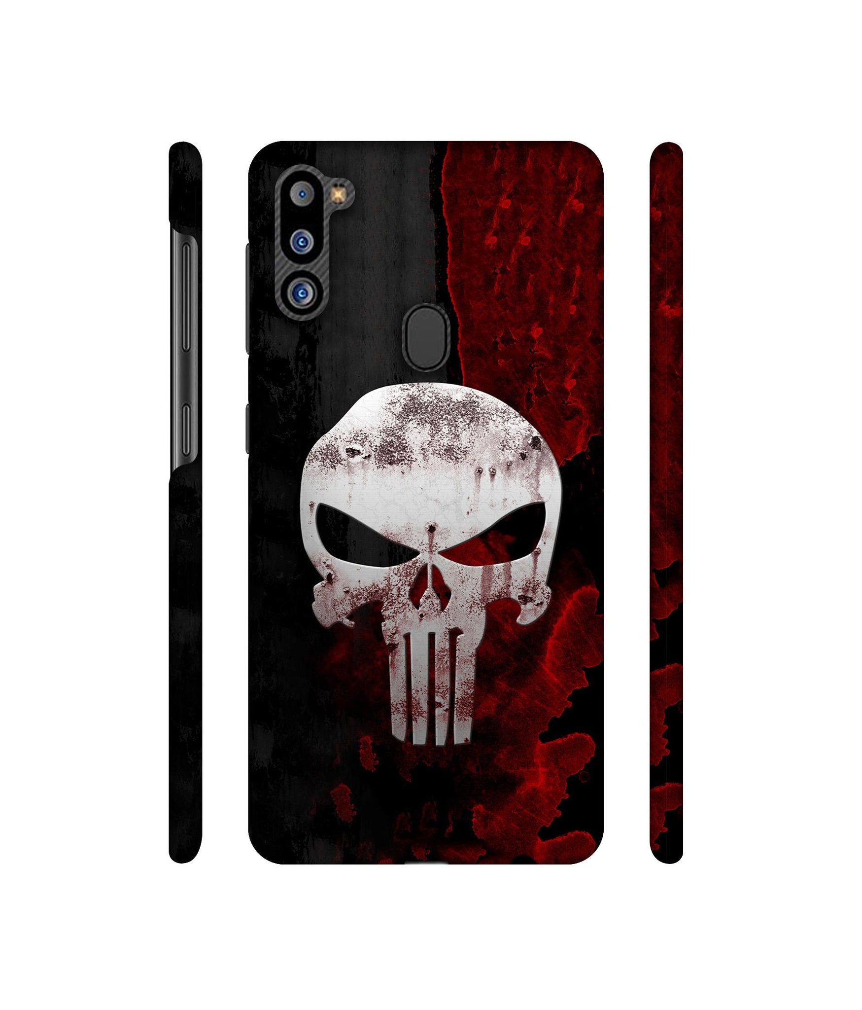 Punisher Skull Designer Hard Back Cover for Samsung Galaxy M21 2021 Edition