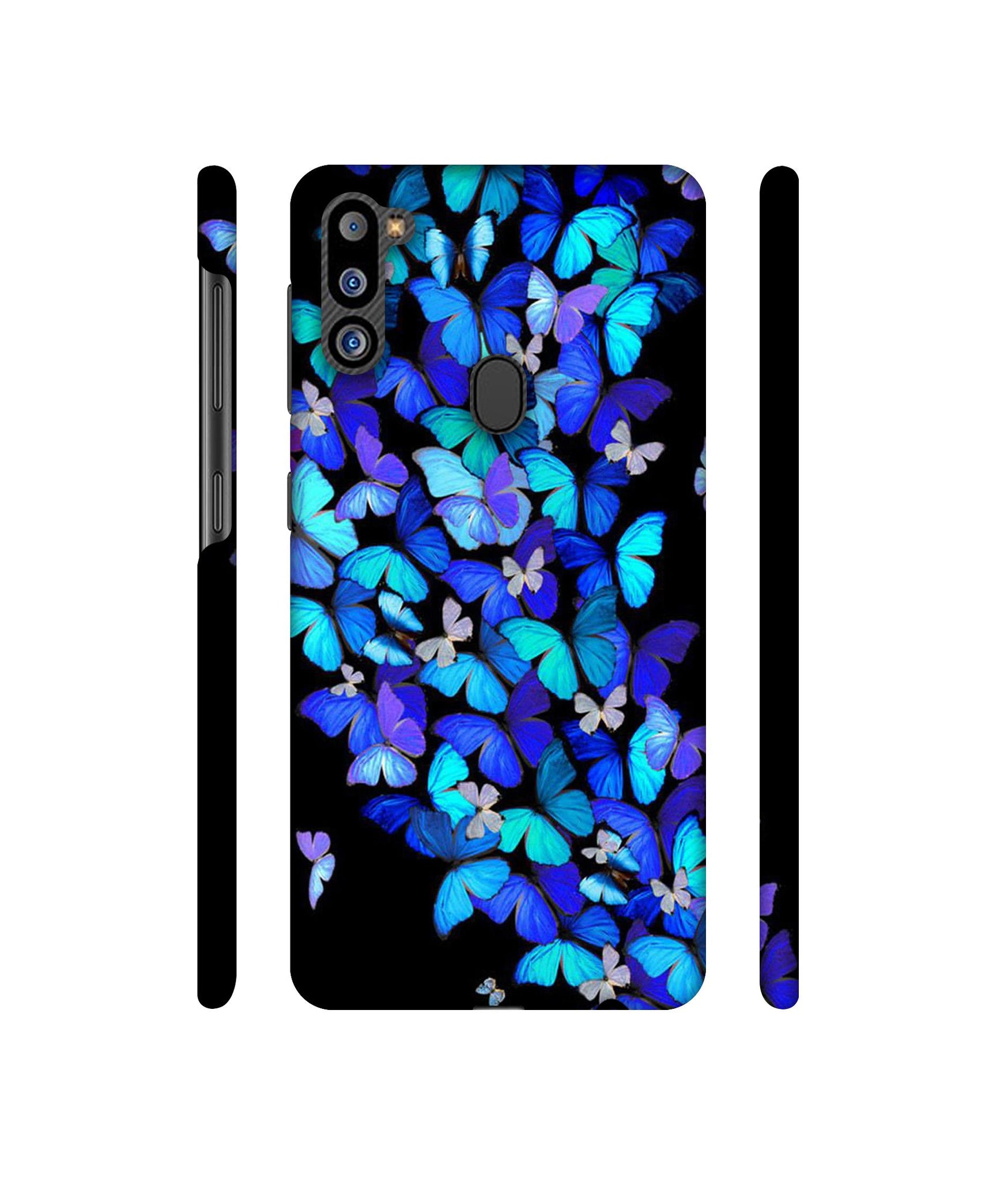 Butterfly Pattern Designer Hard Back Cover for Samsung Galaxy M21 2021 Edition