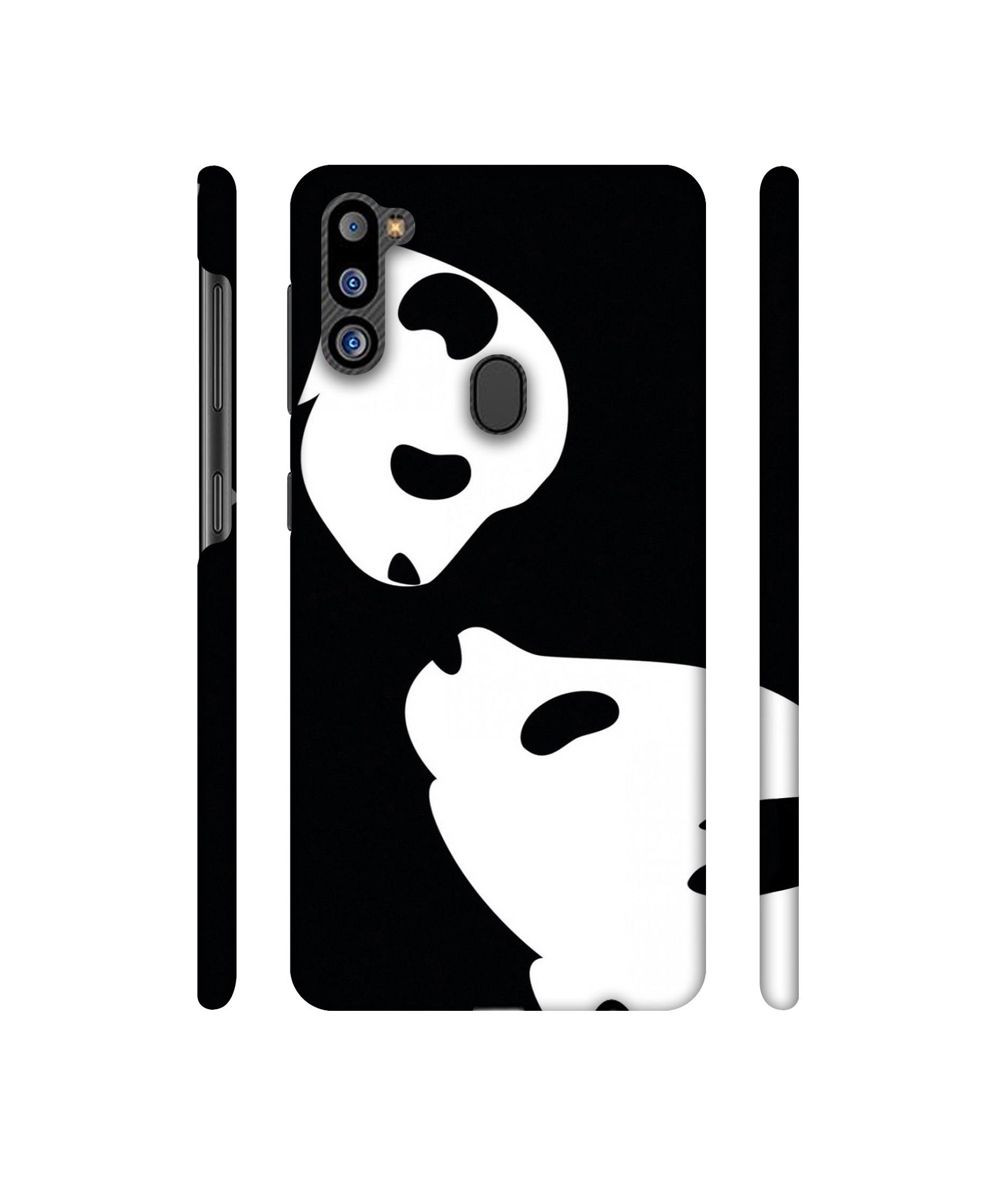 Panda Drawing Designer Hard Back Cover for Samsung Galaxy M21 2021 Edition