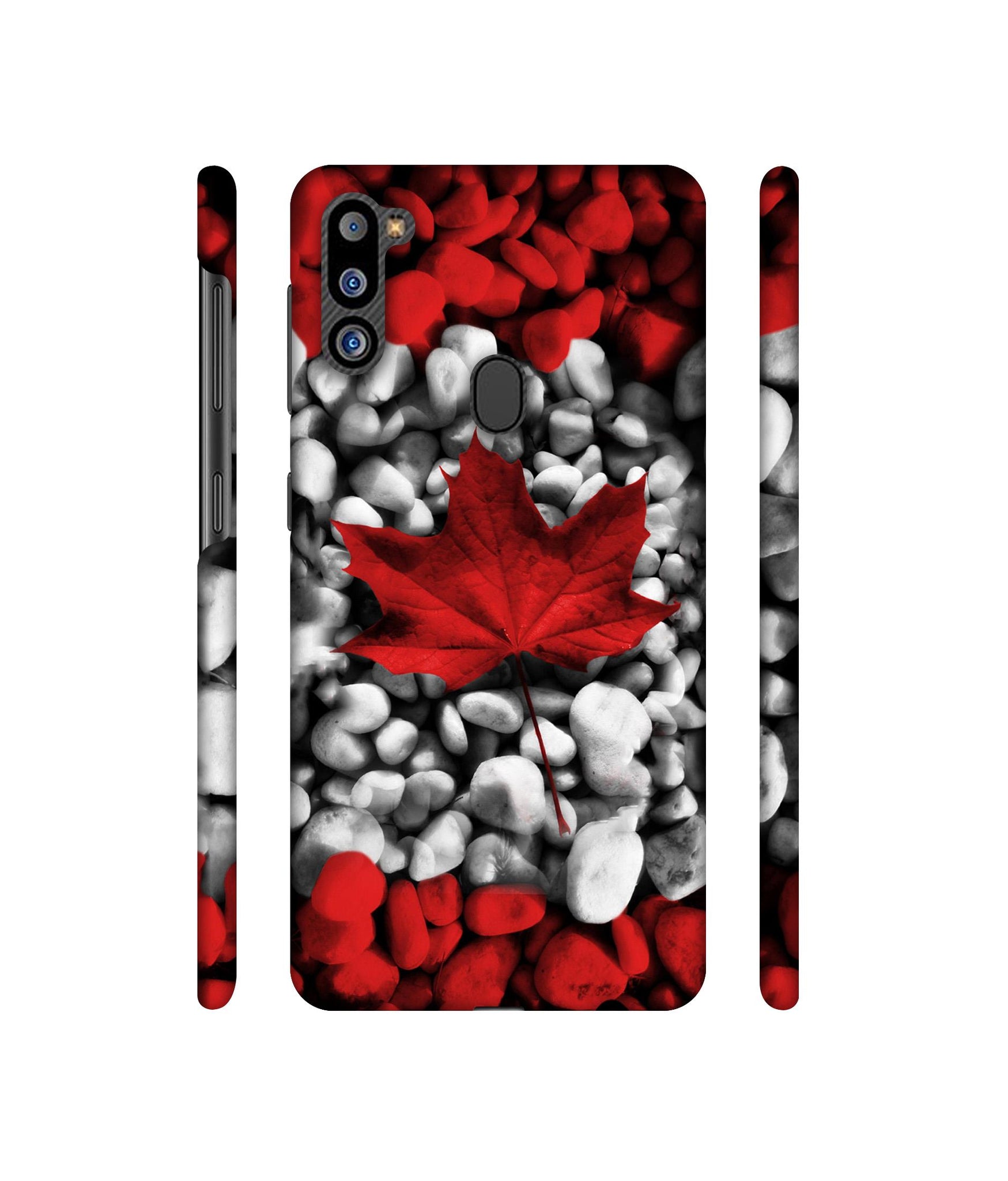 Canada Leaves Flag Designer Hard Back Cover for Samsung Galaxy M21 2021 Edition