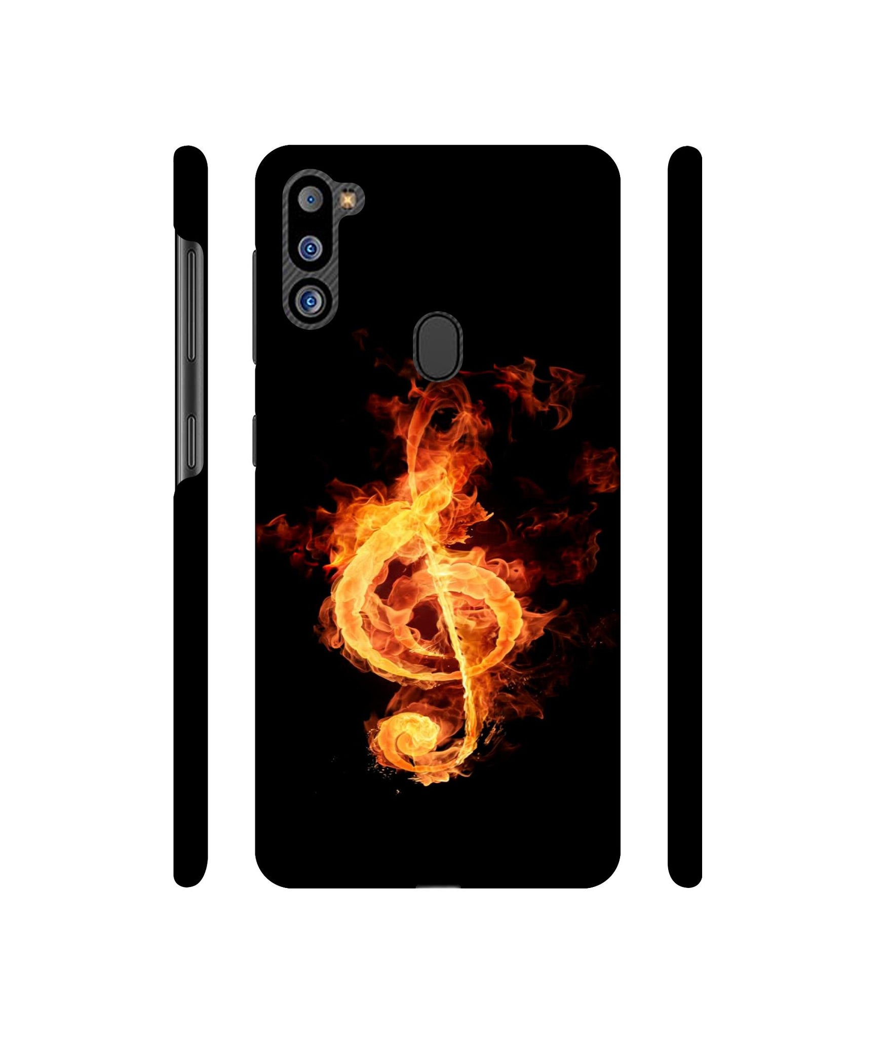 Fire Note Designer Hard Back Cover for Samsung Galaxy M21 2021 Edition