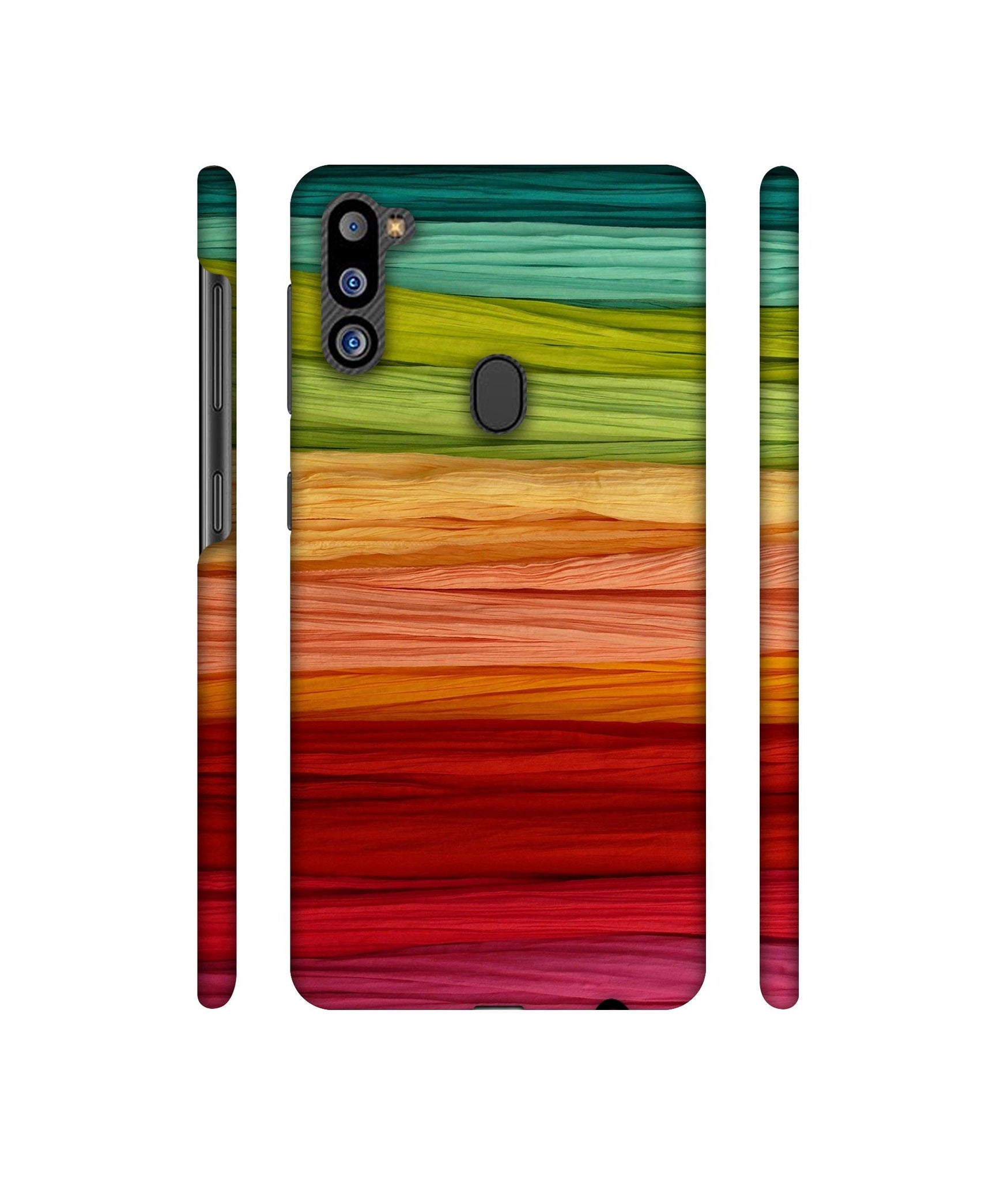 Colorful Thread Designer Hard Back Cover for Samsung Galaxy M21 2021 Edition