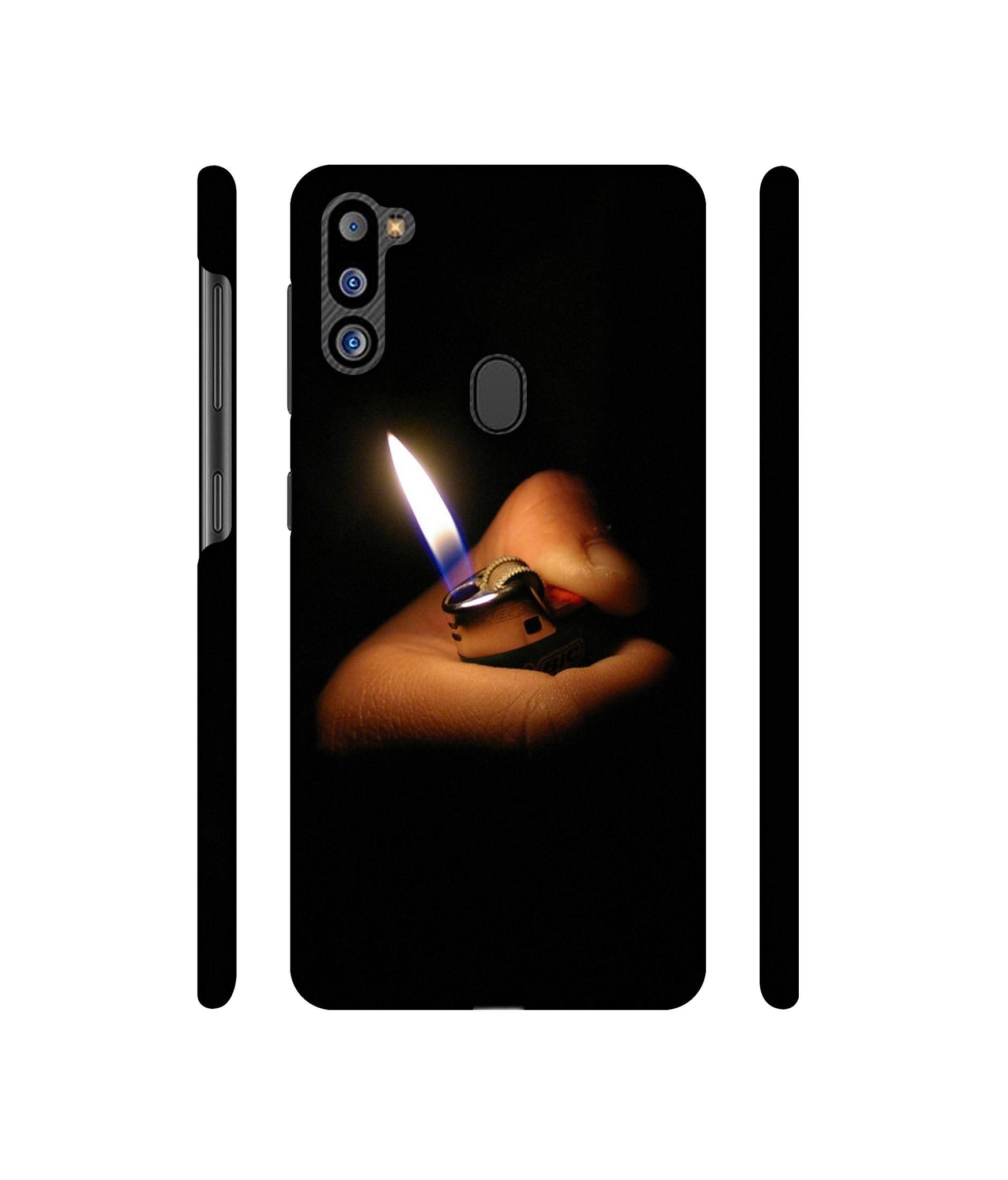 Lighter Flames Designer Hard Back Cover for Samsung Galaxy M21 2021 Edition