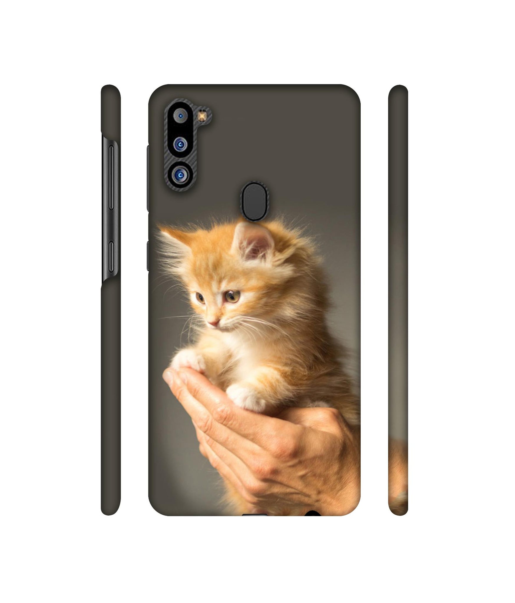 Cute Kitten Designer Hard Back Cover for Samsung Galaxy M21 2021 Edition