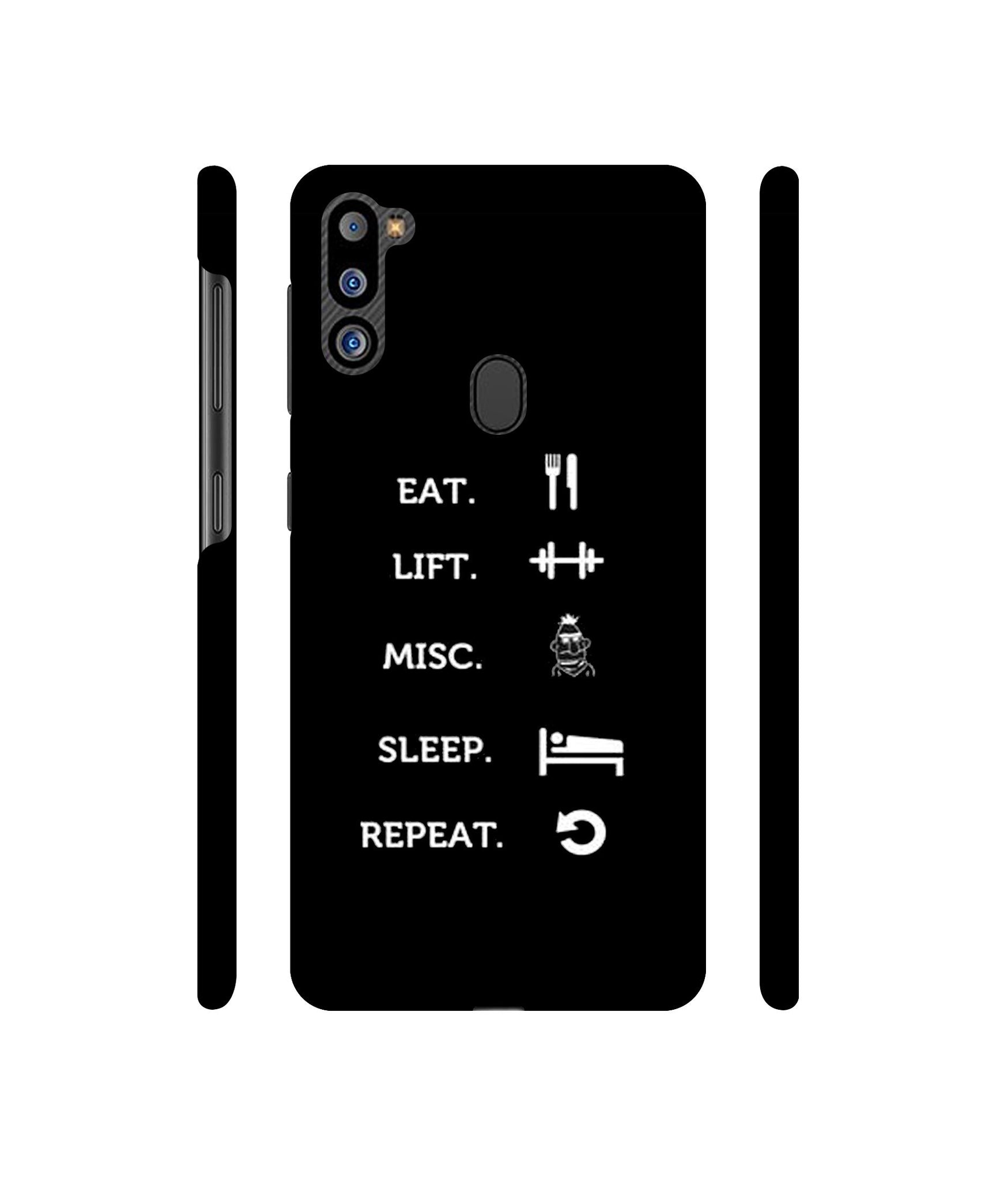 Life Tool Quote Designer Hard Back Cover for Samsung Galaxy M21 2021 Edition