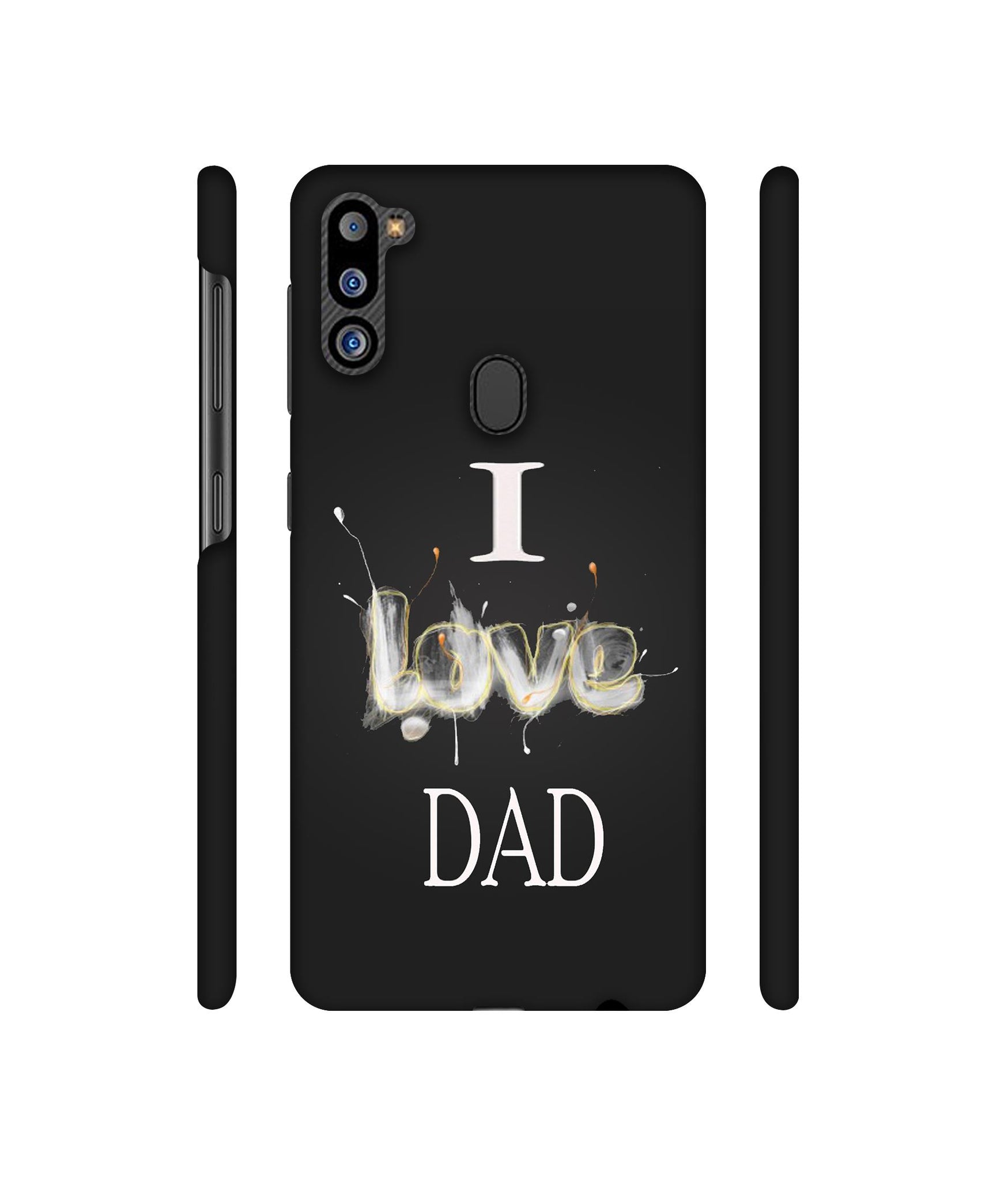 Happy Quote Designer Hard Back Cover for Samsung Galaxy M21 2021 Edition