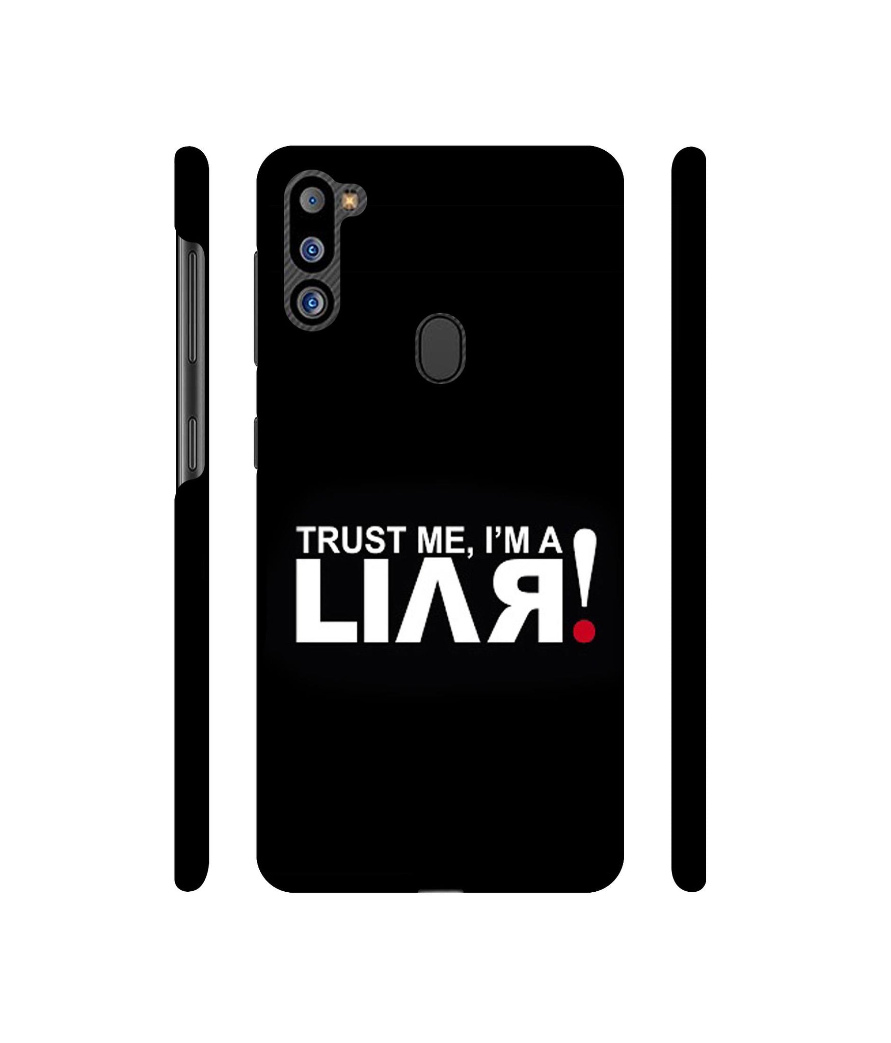 Trust Me Funny Quote Designer Hard Back Cover for Samsung Galaxy M21 2021 Edition