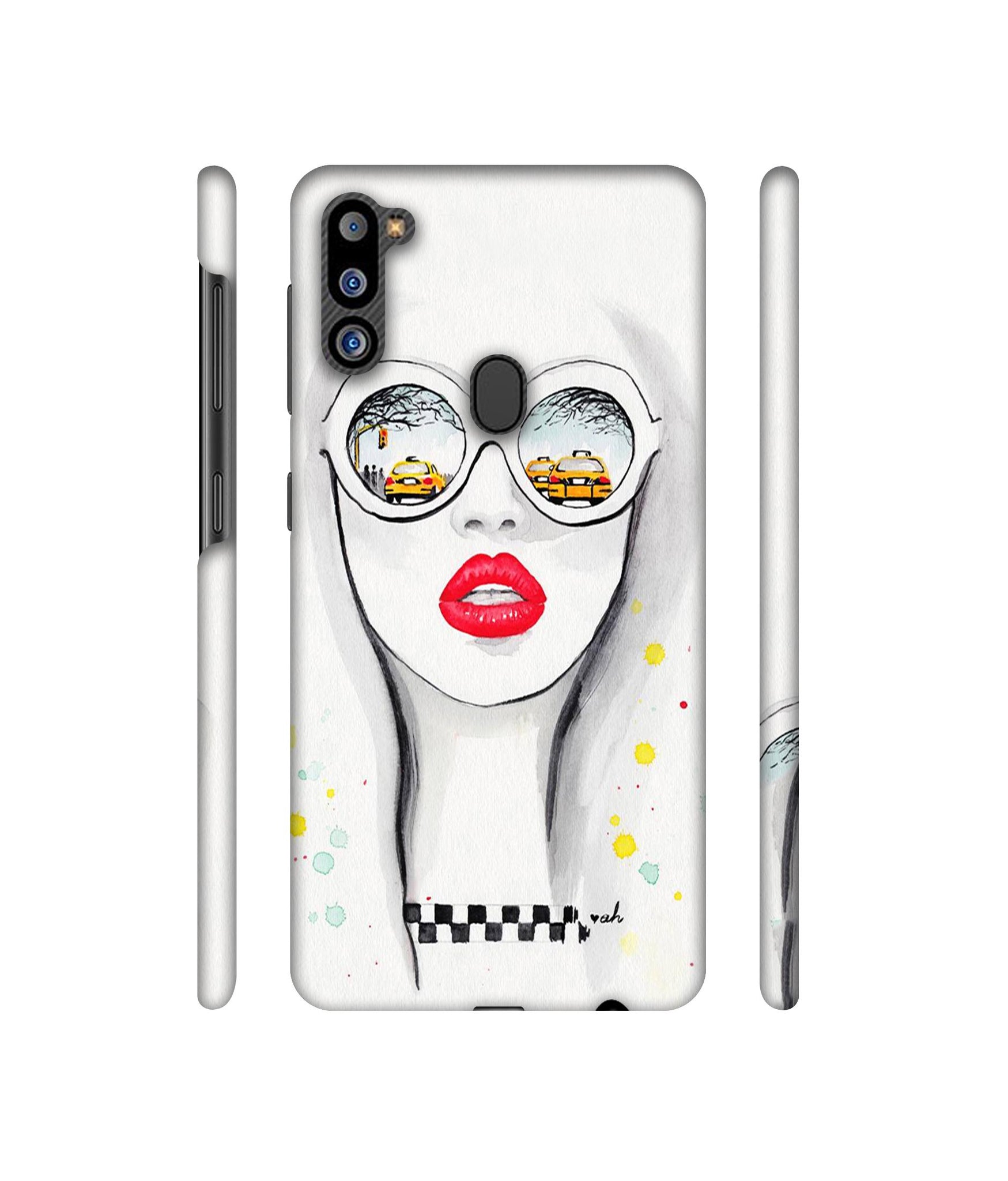 Girl Designer Hard Back Cover for Samsung Galaxy M21 2021 Edition