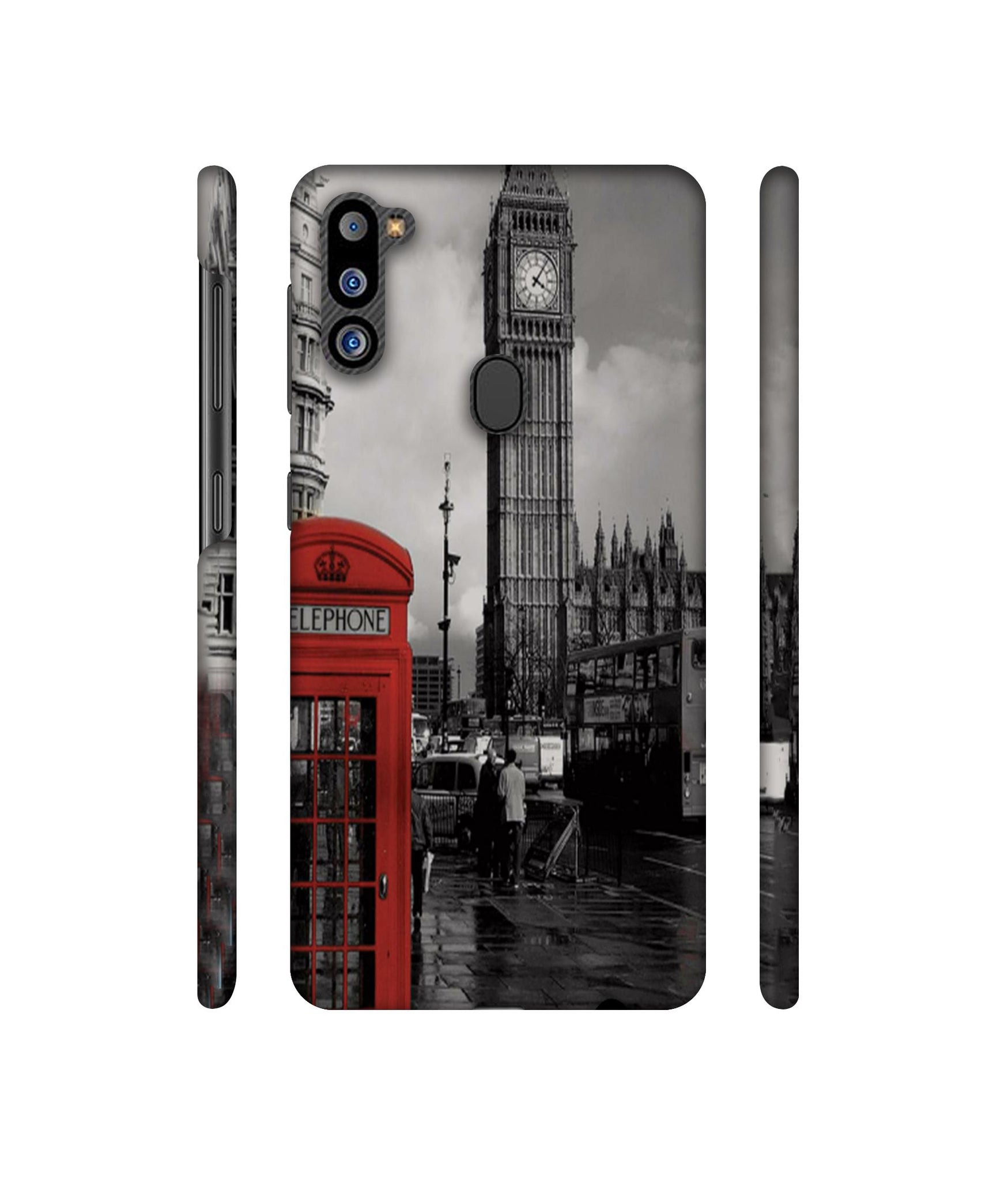 London Theme Designer Hard Back Cover for Samsung Galaxy M21 2021 Edition