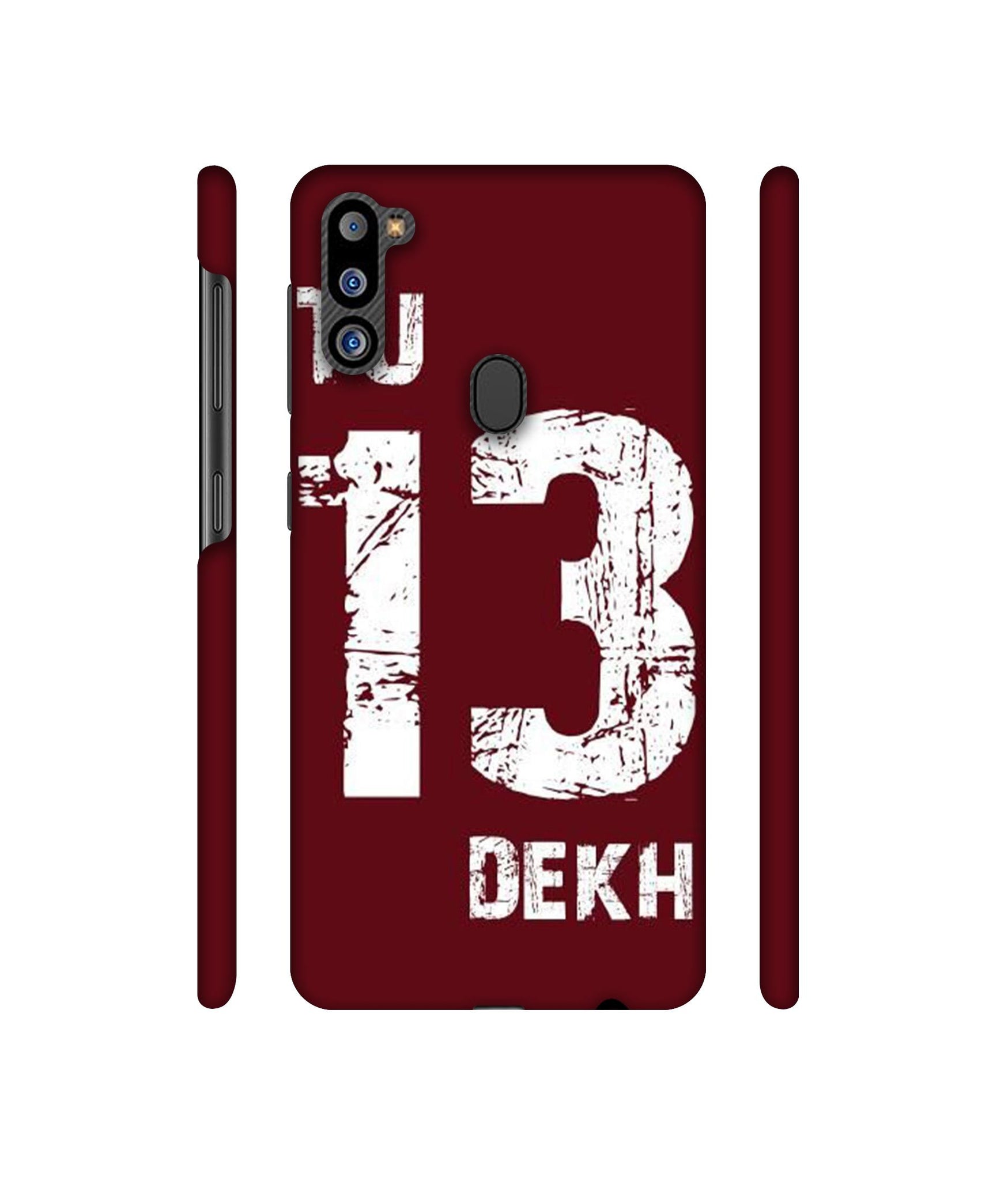 Tu 13 Dekh Designer Hard Back Cover for Samsung Galaxy M21 2021 Edition