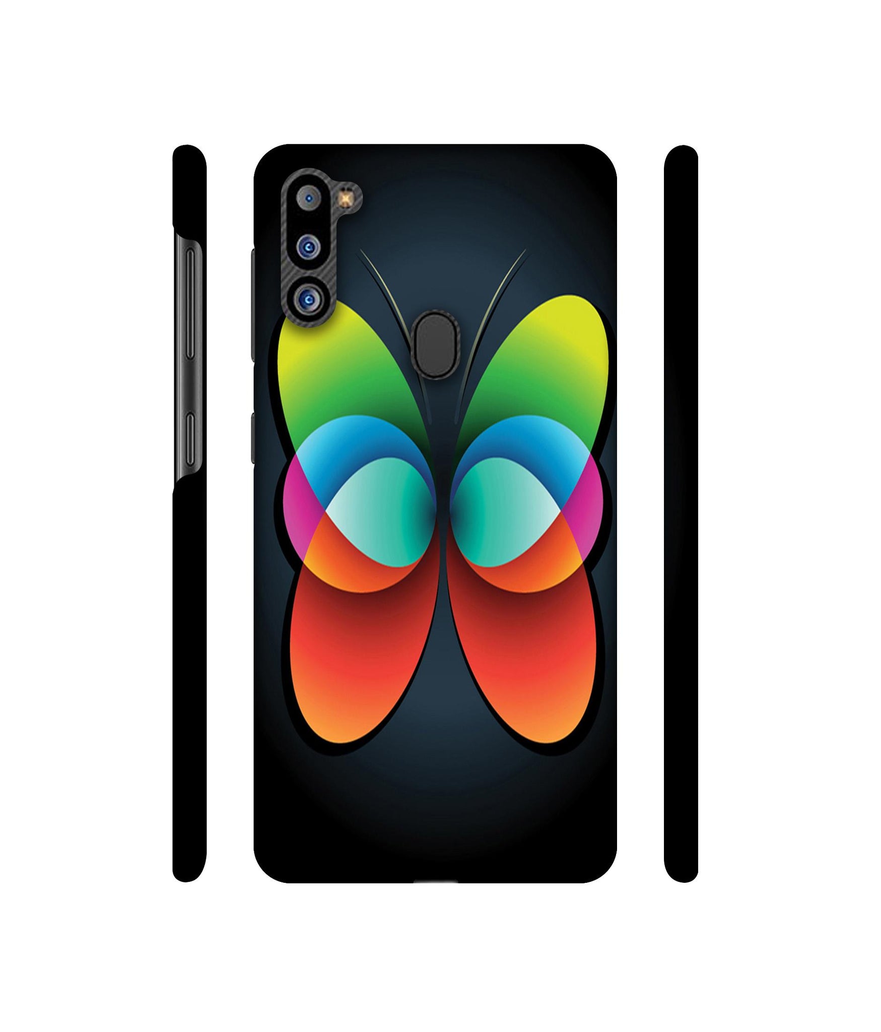 Colourfull Butterfly Designer Hard Back Cover for Samsung Galaxy M21 2021 Edition