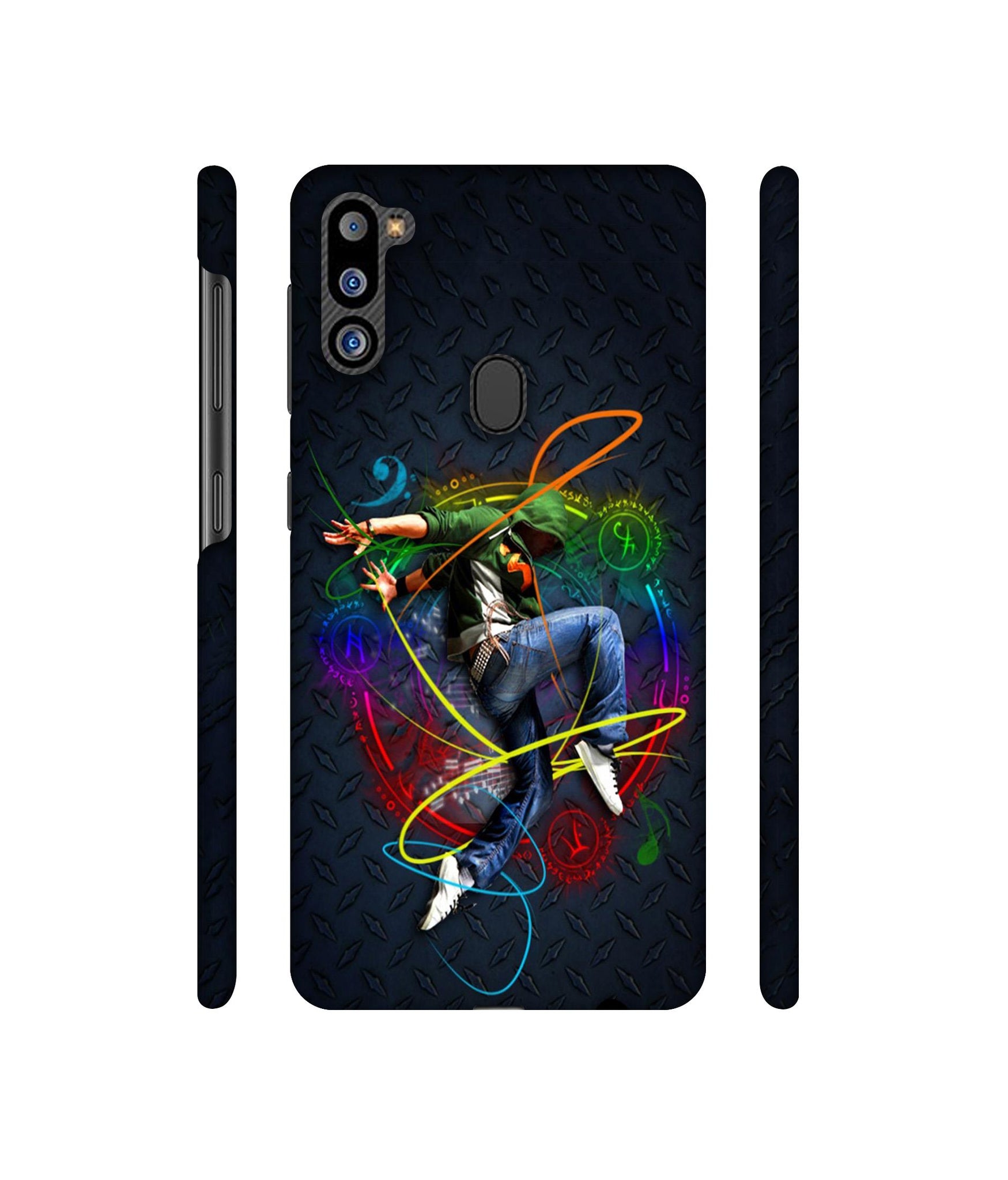 Boy With Music Designer Hard Back Cover for Samsung Galaxy M21 2021 Edition