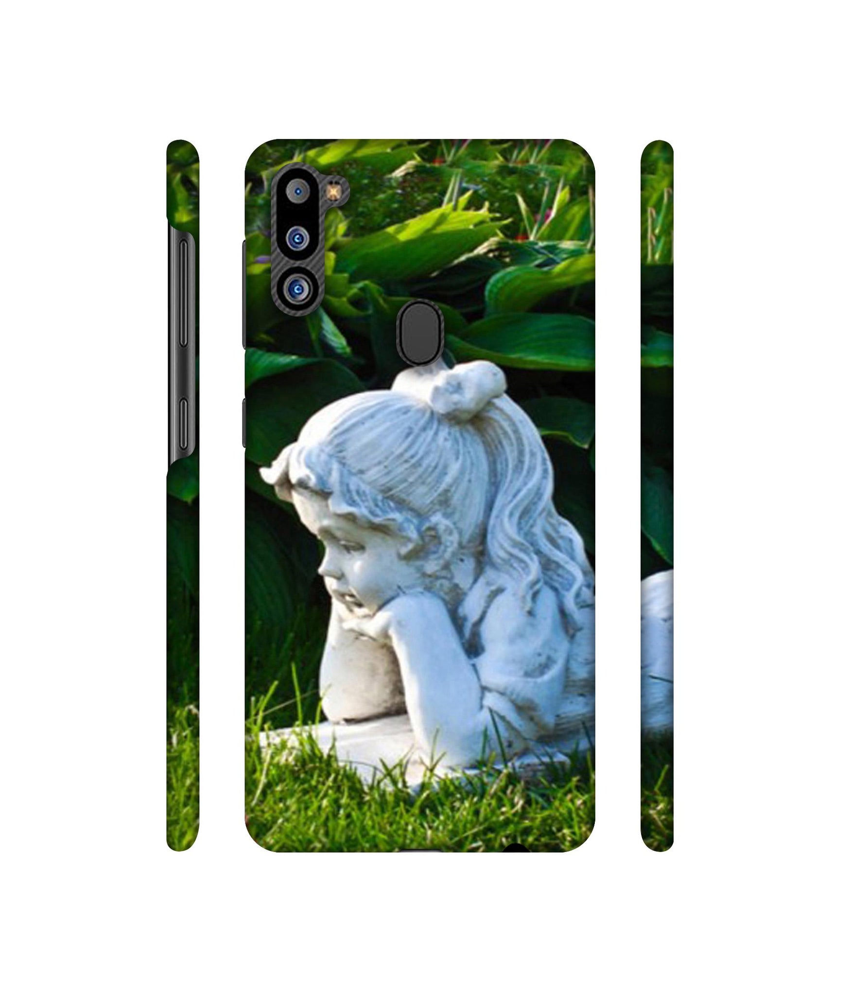 Statue of Girl Designer Hard Back Cover for Samsung Galaxy M21 2021 Edition