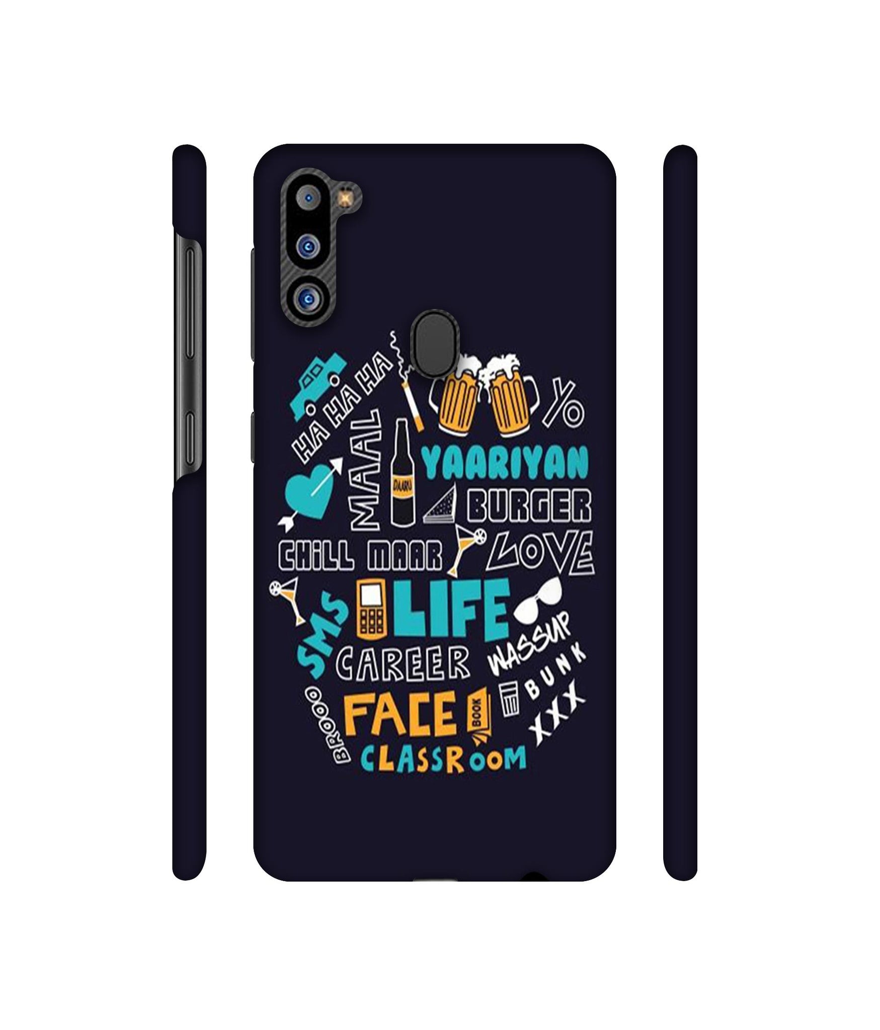 Funny Quote Designer Hard Back Cover for Samsung Galaxy M21 2021 Edition