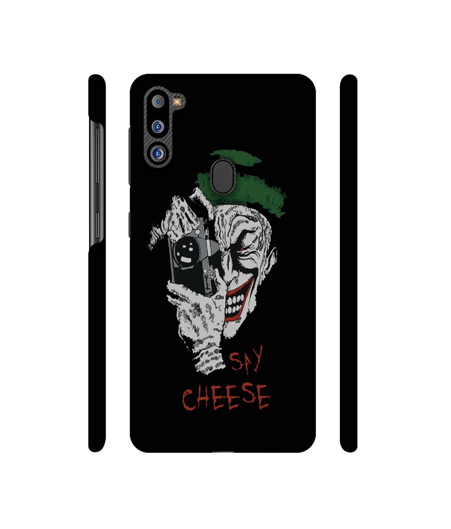 Joker Say Cheese Designer Hard Back Cover for Samsung Galaxy M21 2021 Edition