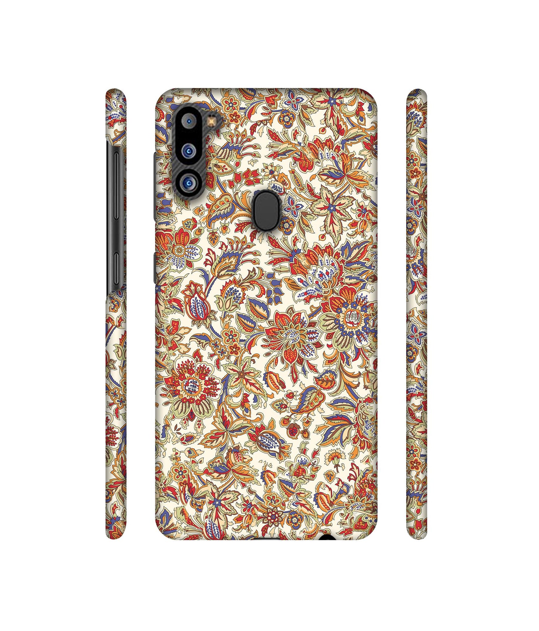 Floral Designer Hard Back Cover for Samsung Galaxy M21 2021 Edition